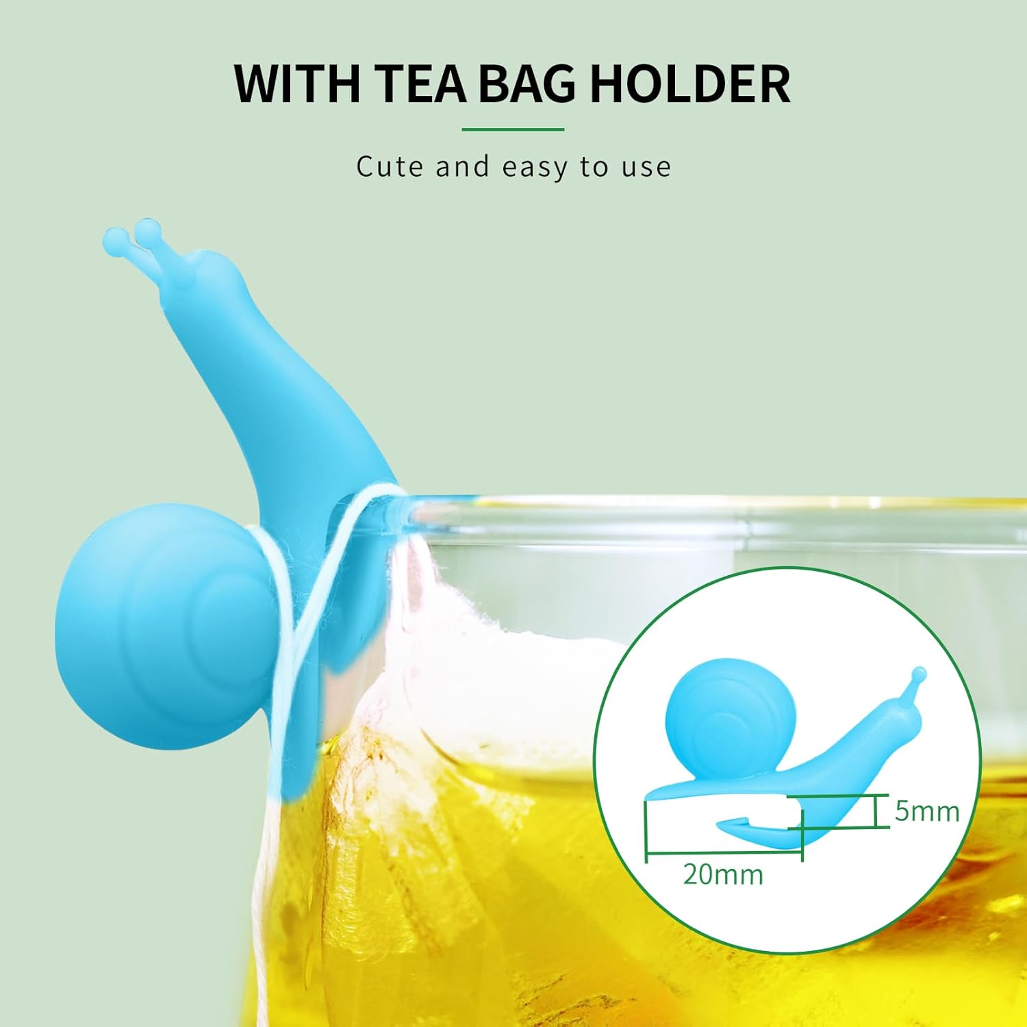 CUOPRU Tea Filter Bags with Drawstring for Yerba Mate Loose Leaf, Safe and Natural Material, Disposable Tea Infuser, 3.94 X 3.15 Inches (100, Pcs) image number 3