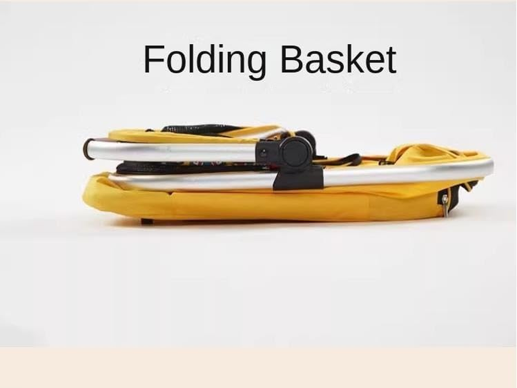 Pet Stroller Dog Stroller Cat Stroller Foldable Cats Dogs Pet Stroller for Medium Small Size Dogs Cat Stroller Detachable Carrier Basket for Puppy Dog Pram Dog Cat(Color:Gray) - Gray image number 5