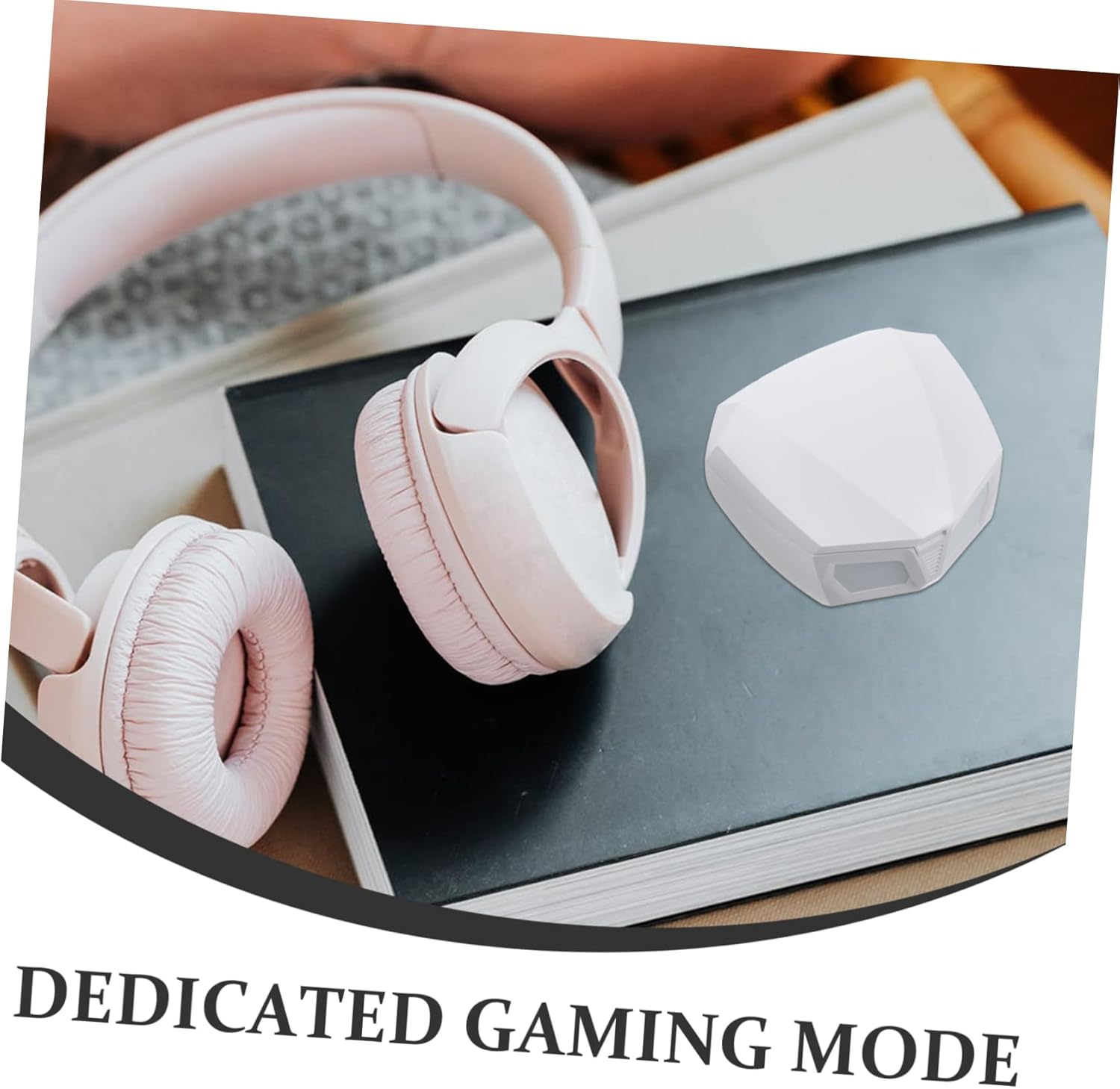 TEHAUX High Resolution Wireless Earbuds Built Mic Gaming Headphones for Phone Surround Sound Lightweight image number 3