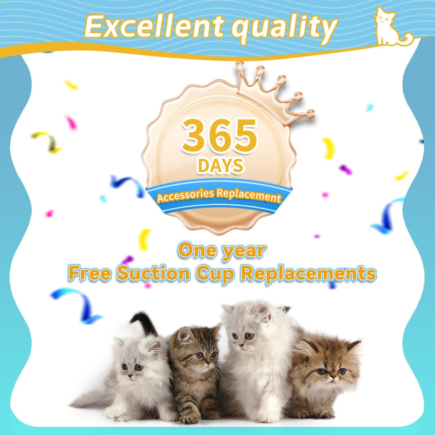 Dracarys Cat Window Lounger Cat Bed Window, Sturdy Foldable Cat Lounger Window Wireless Cat Hammock Window Indoor Cat Furniture with 4 Strong Suction Cups Holds up to 20 Kg image number 2