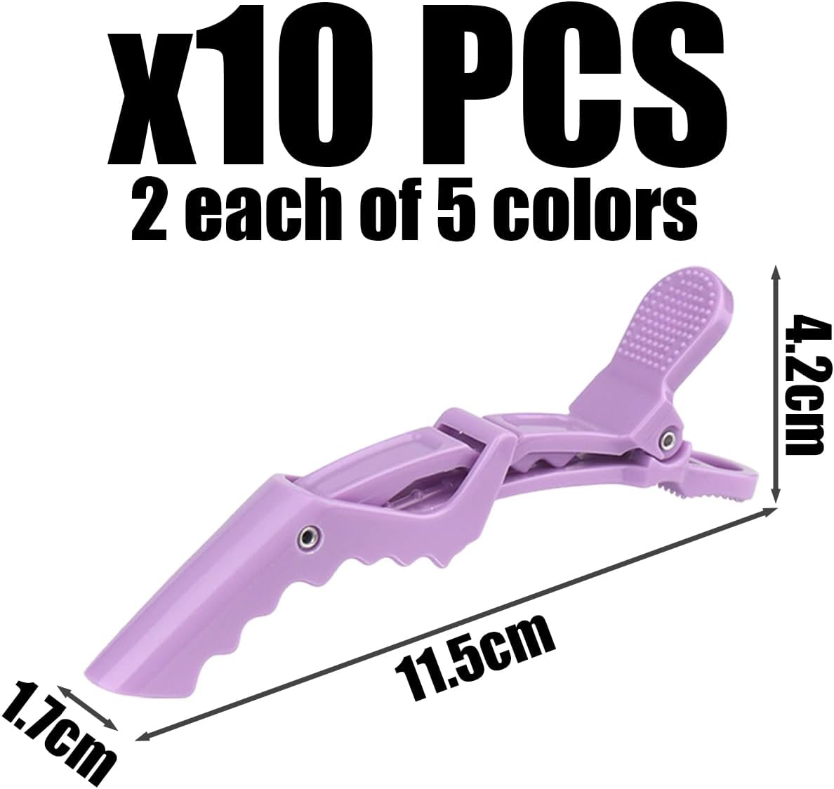 10 Pieces Plastic Hair Pins Hairdressing Salon Tools Fairstyle Making Tools Slide Hair Pins Hair Styling Accessories image number 4