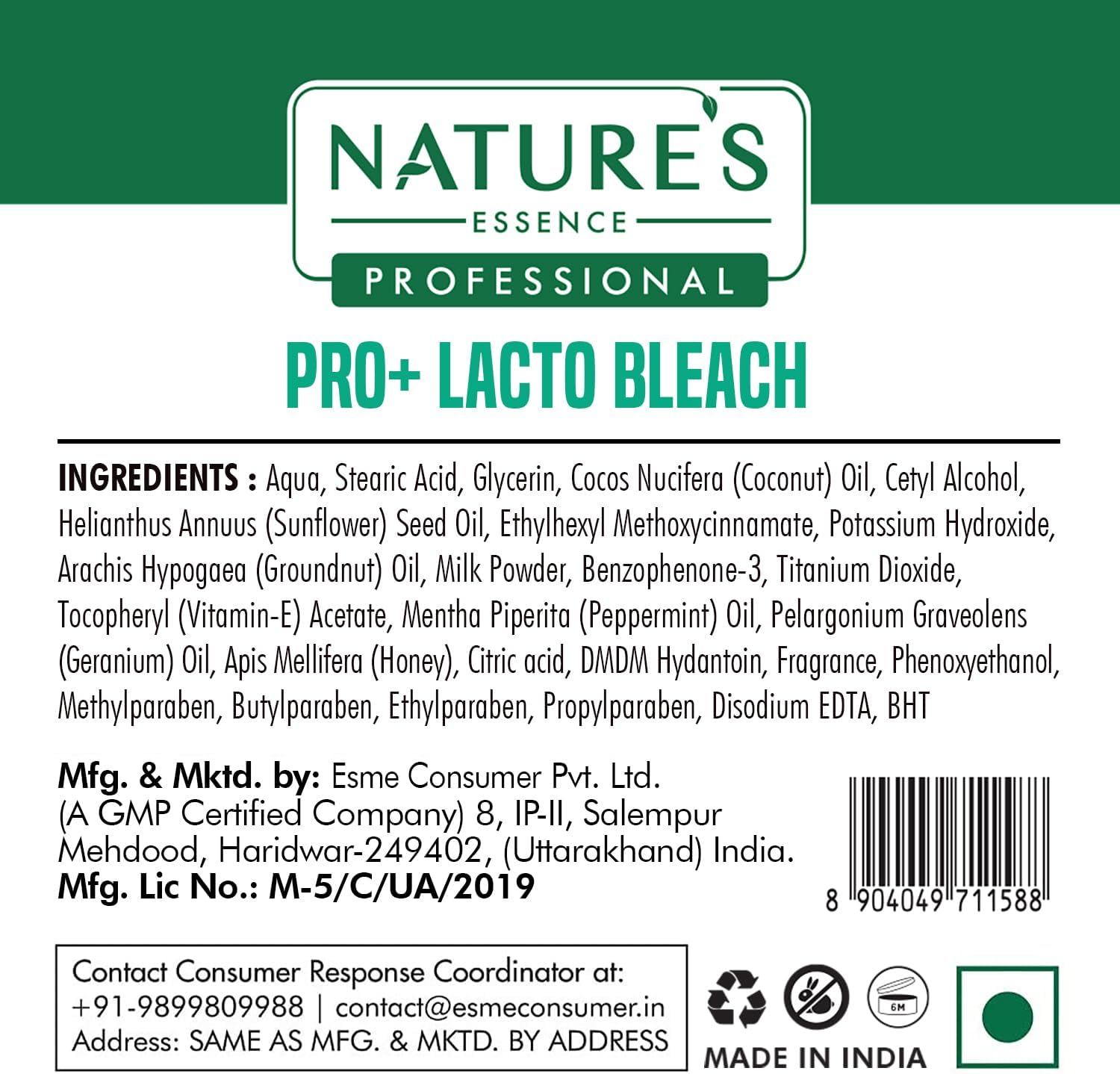 Nature'S Essence Lacto Bleach, Natural Milk Bleach without Activator, 100 ML image number 5