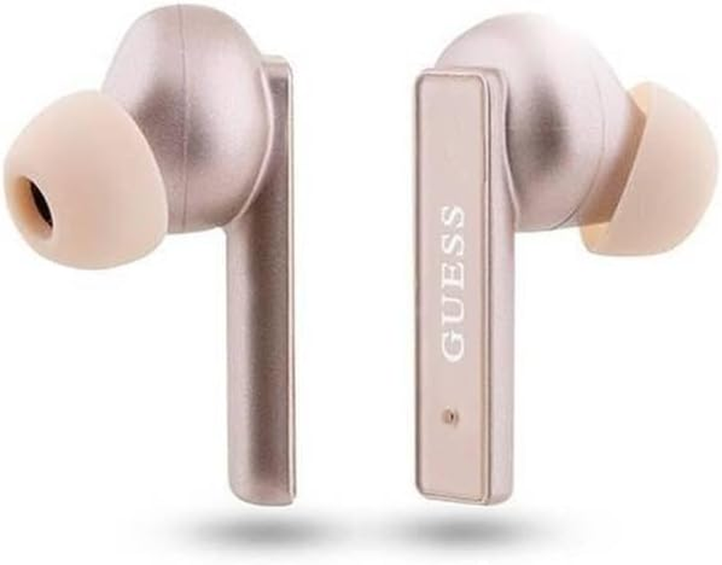 CG MOBILE Guess True Wireless Bluetooth Earbuds - Satin Finish with Printed Logo - Pink image number 2
