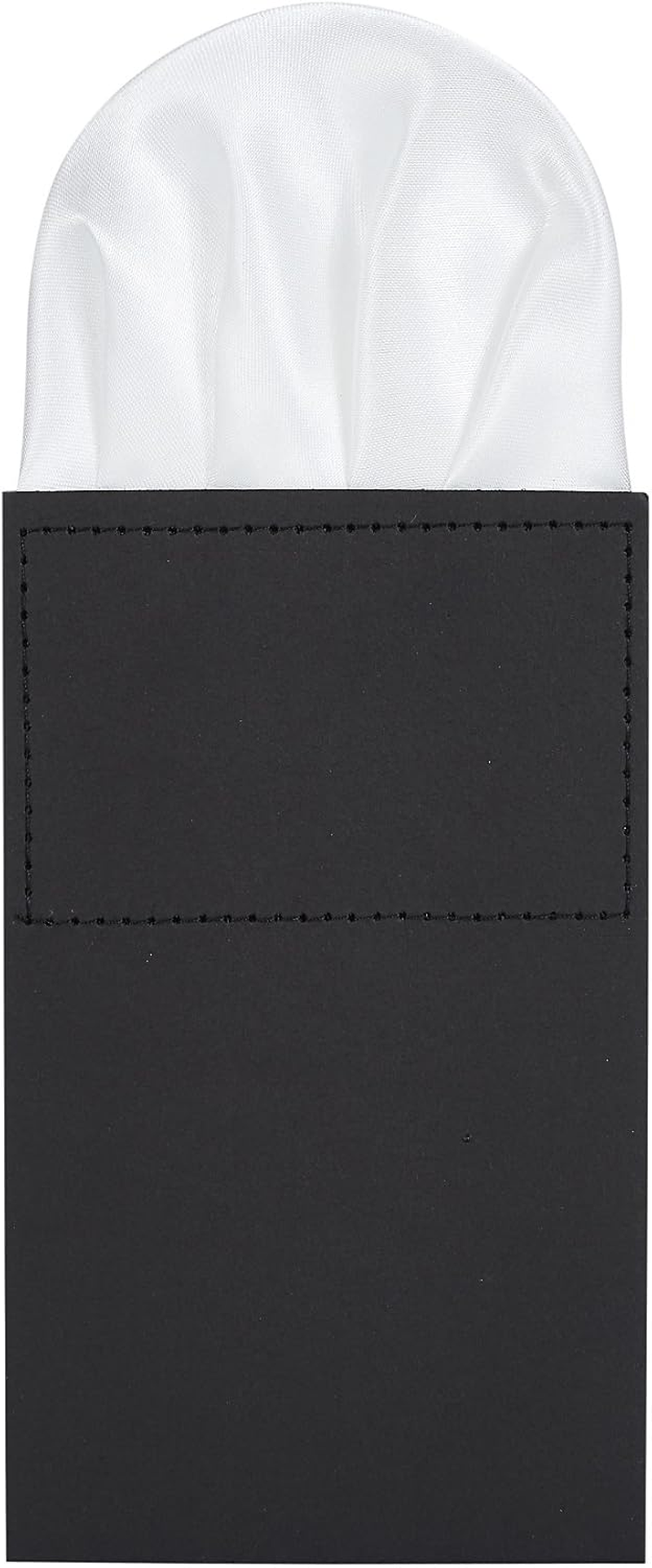 DEVPSISR Prefolded Pocket Square, Men'S Suit Handkerchief Keeper - A Lake Blue image number 6