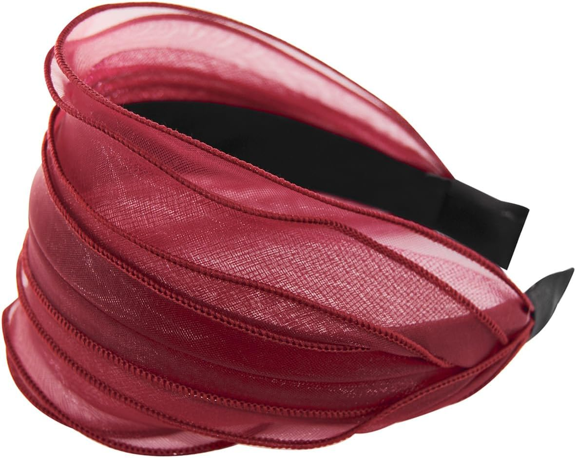 Axy Wide Headband in Fashionable Design Headband Vintage Hair Accessories Women'S Headband HRM2 (Beige)