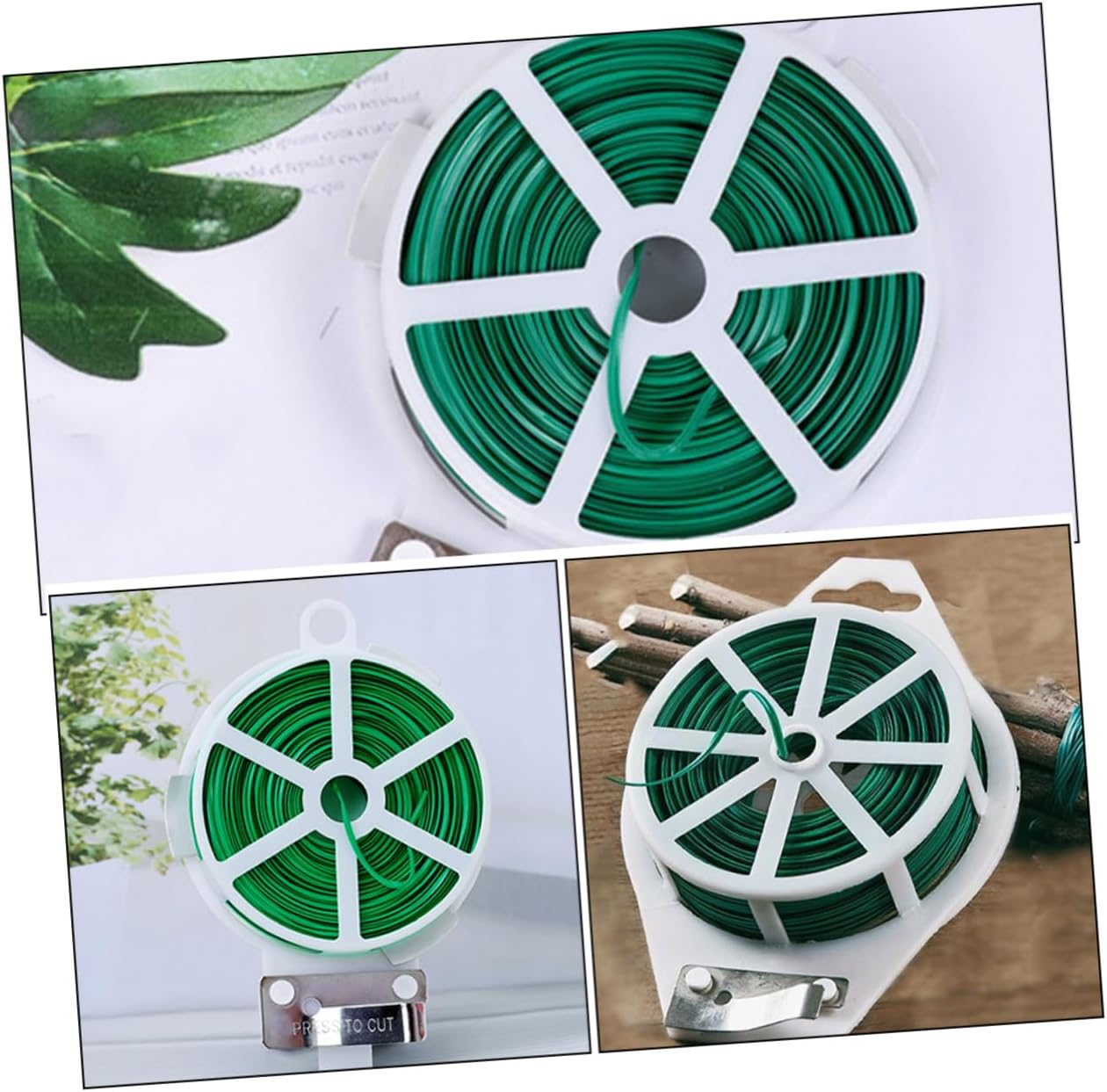 Yardwe Gardening Wire Ties Plant Ties for Vines Fruits DIY Fixing Straps Flexible Plant Branch Fixing Garden Supplies image number 2