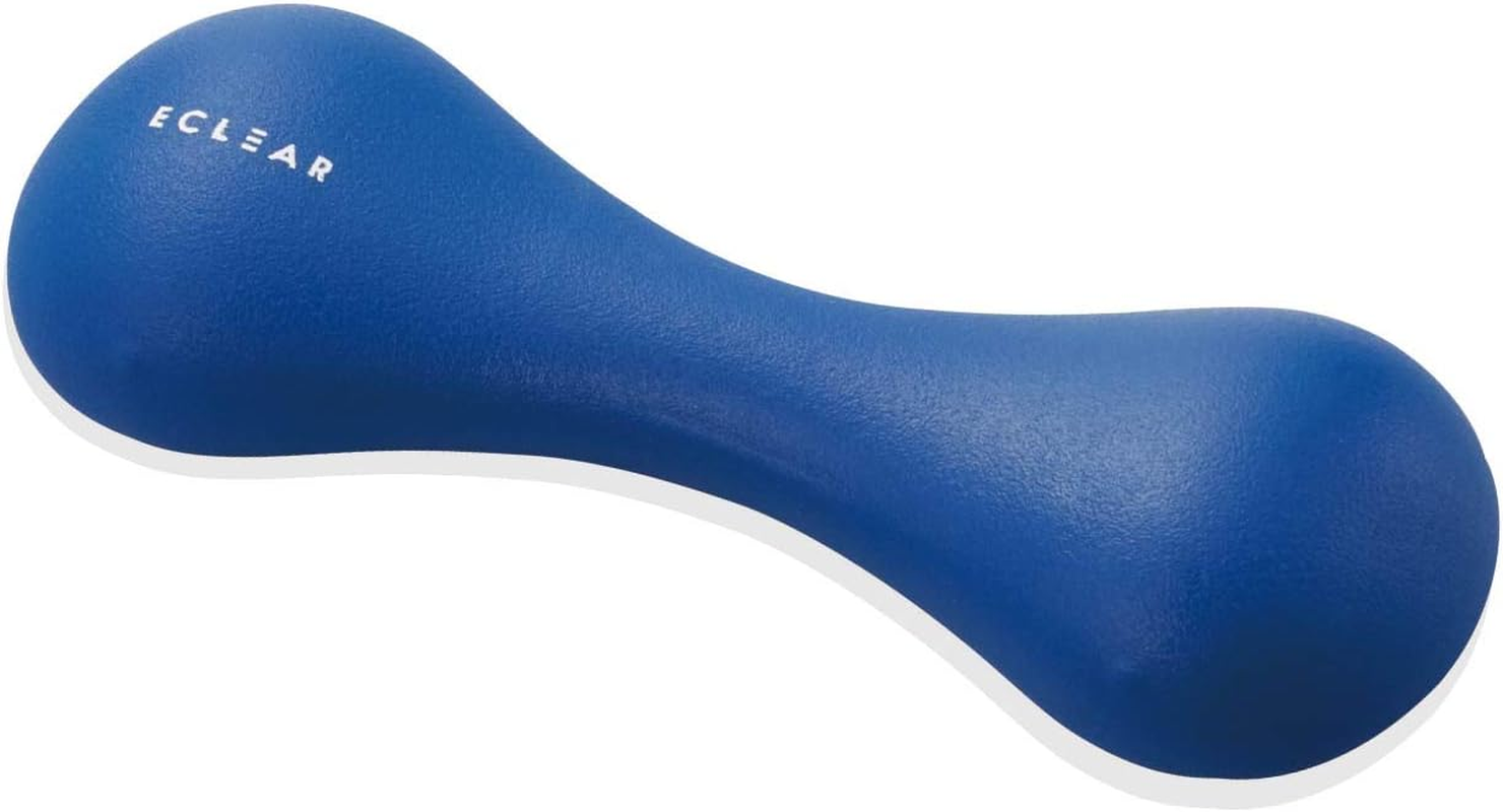 Elecom HCF-DBS Series Slim Dumbbell, 1.1-4.4 Lbs (0.5-2 Kg), 1 Piece, 3.3-7.7 Lbs (1.5-3.5 Kg), Adjustable Weight, Pink, Light Blue, Orange, Blue