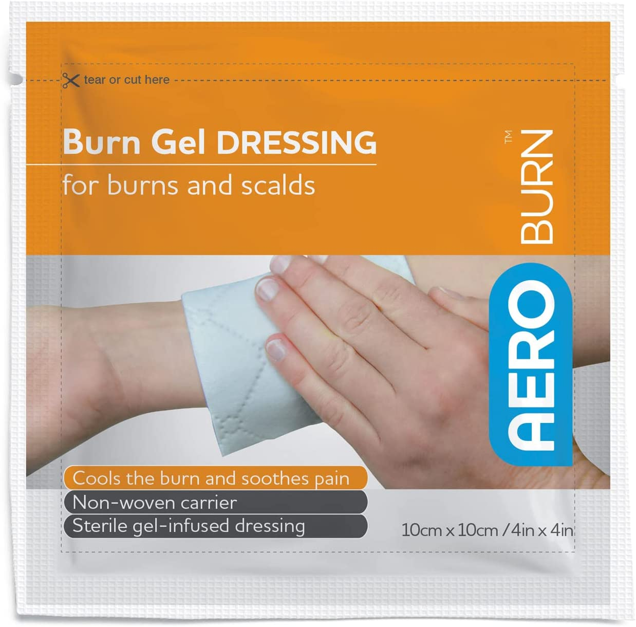 Aeroburn Burn Gel-Infused Dressing, 10Cm X 10Cm