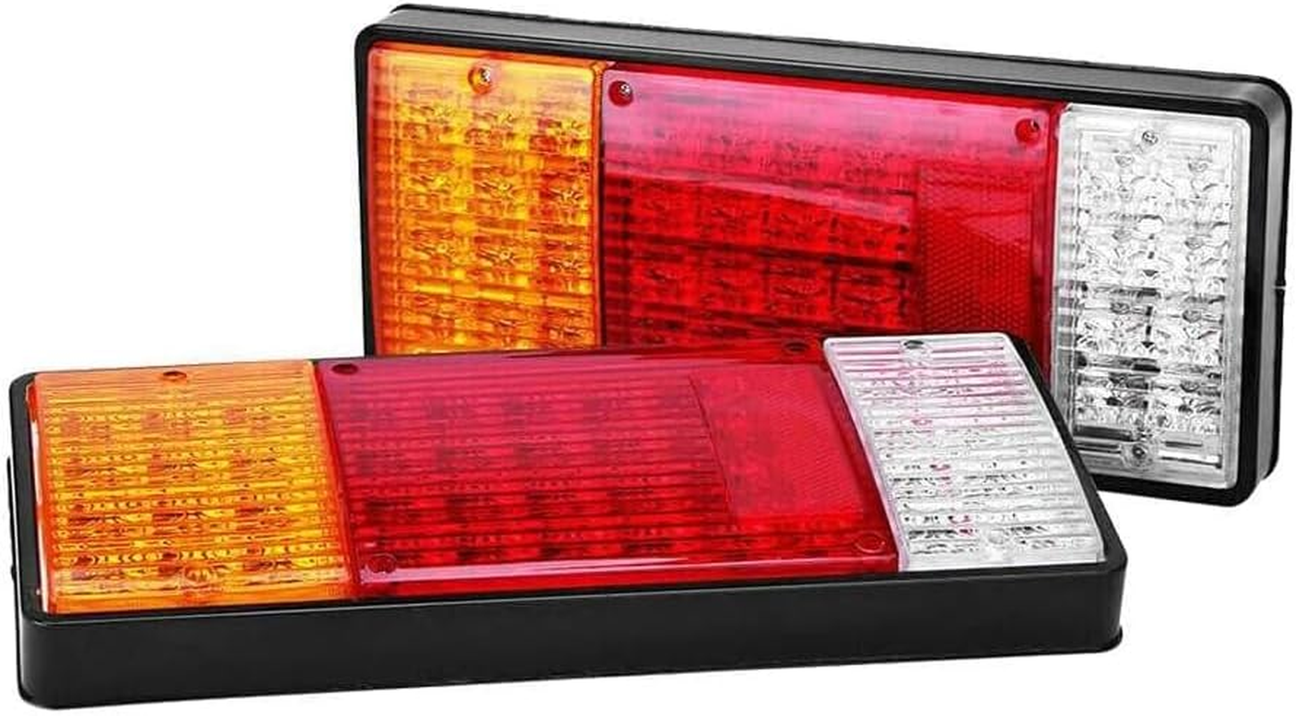 2X 44LED Trailer Ute Caravan Truck Stop Tail Lights Indicator Rear Lamp 10-30V image number 3
