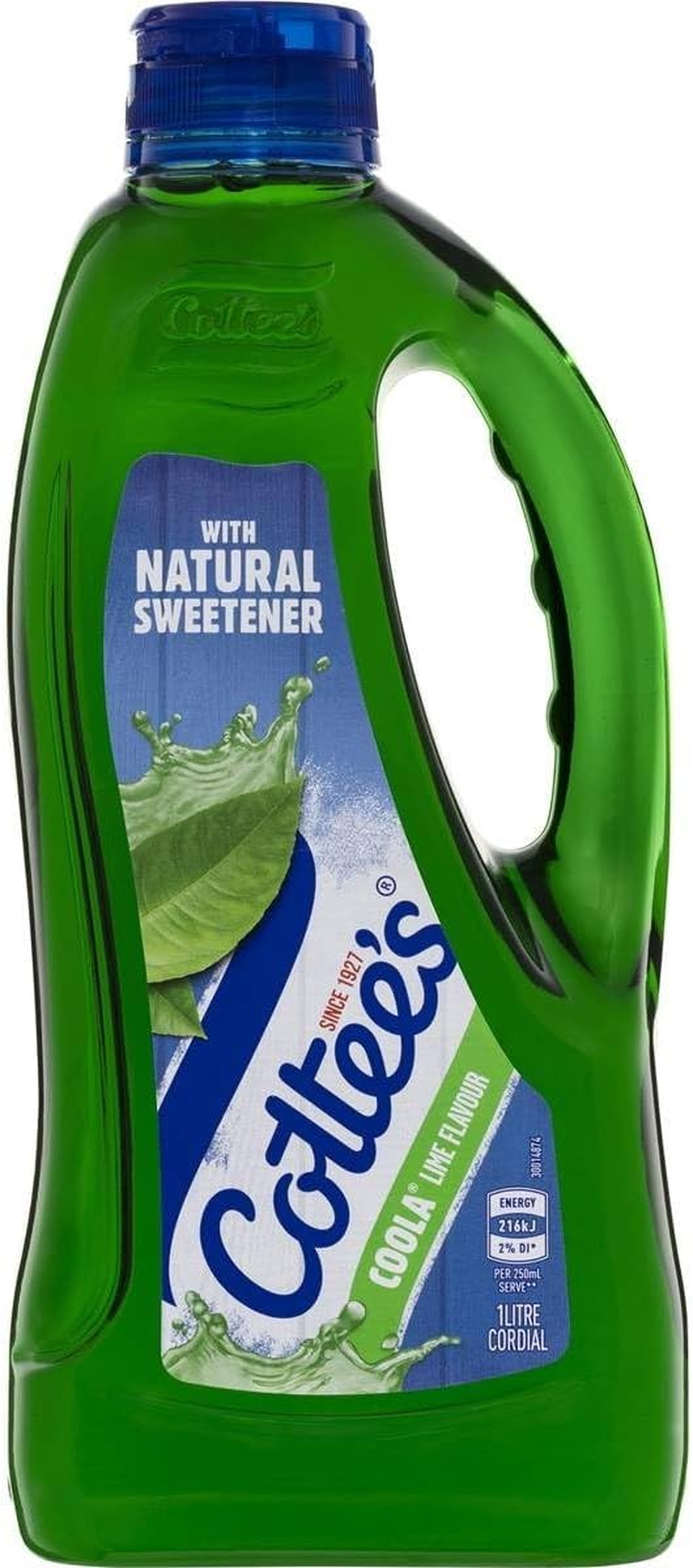 Cottee'S Cordial Coola Lime Flavour Syrup 1 Liter image number 3