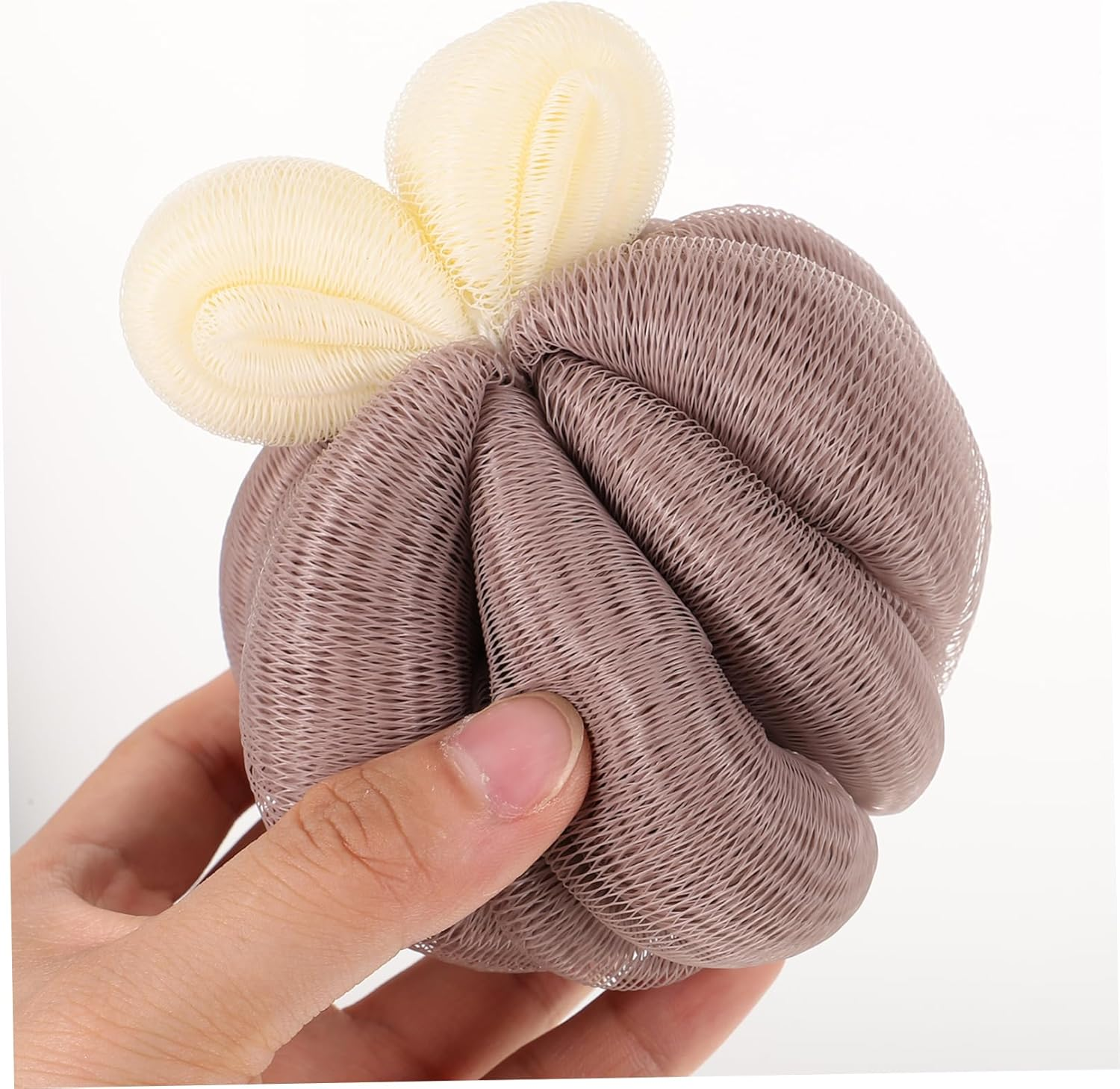 SOESFOUFU 2Pcs Exfoliating Bath Ball Shower Loofah Natural Sea Sponge Body Wash Ball image number 2