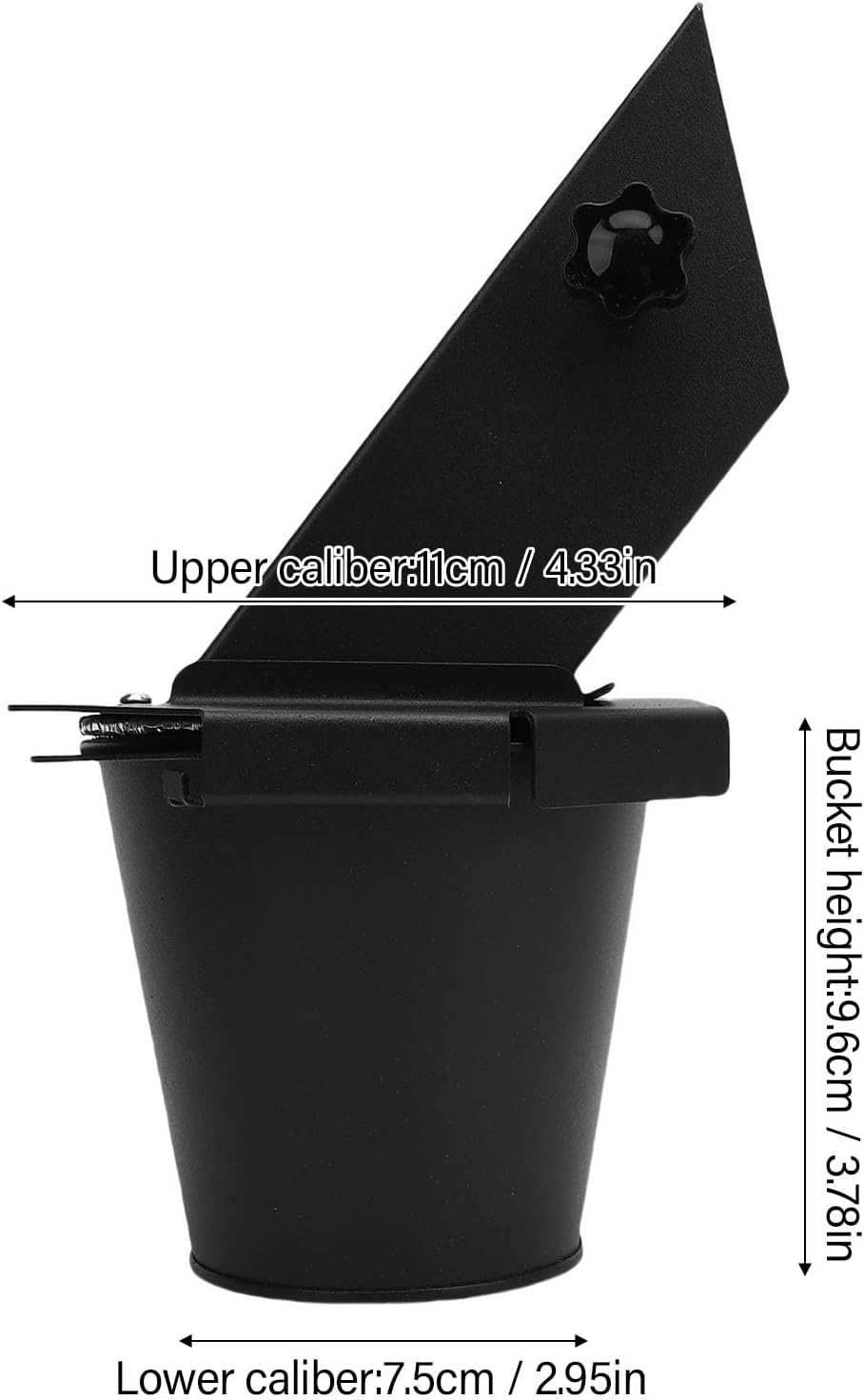 Asixxsix Grease Bucket for Traeger, Steel Heat Resist Grease Drip Bucket with 2Pcs Drip Tray Liner and Support Cover, Grill Accessories Grease Drip Catcher,Closed Design Kids Safe image number 1