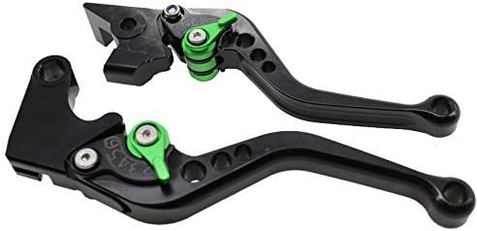 FXCNC Racing CNC Aluminum Short Adjustable Brake Clutch Levers for YAMAHA Warrior Raptor 350 YFM350 2002-2004,Raptor YFM660 01-05,TTR125L/LE/LW 00-16,Banshee 350 02-06,XT660/R/X 04-13
