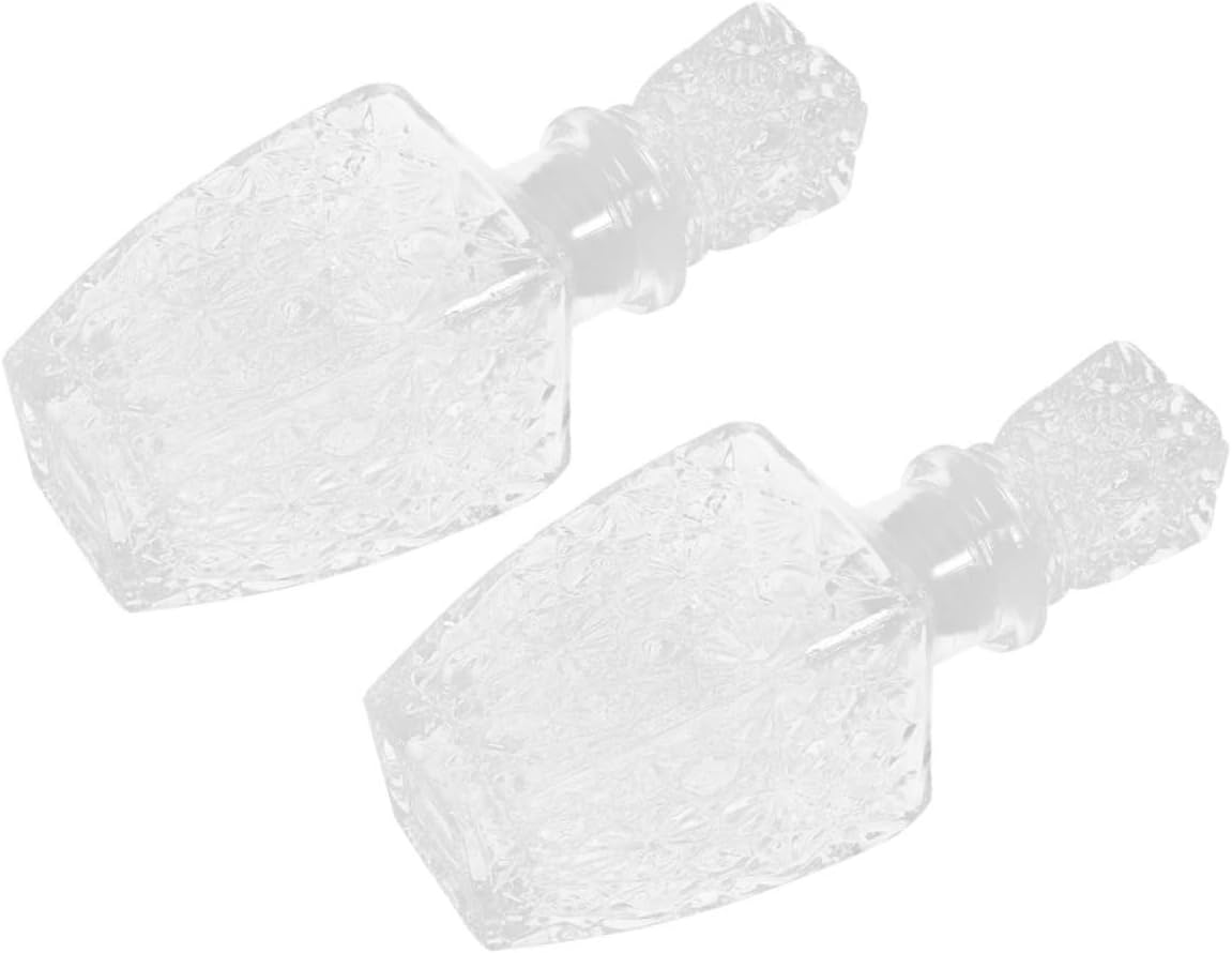 TIDTALEO 2Pcs Glass Wine Bottle Thicken Wine Glass Bottle Packaging for Party Banquet Creative Design image number 4