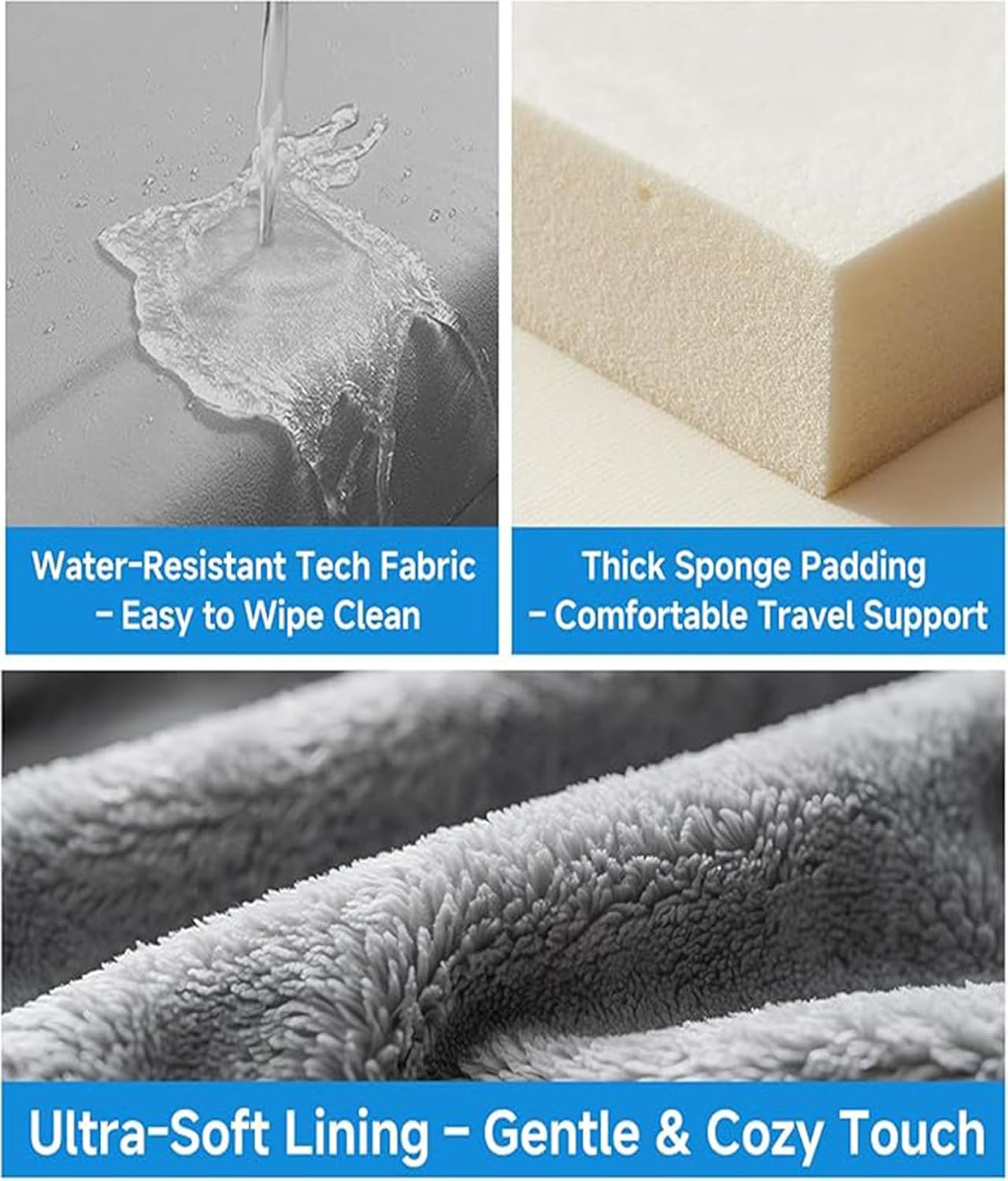 Console Dog Car Seat for Small Dogs & Cats - Pet Booster Seat with Safety Belt, Soft Cushions & Detachable Support, Portable Center Console Pet Car Carrier image number 4