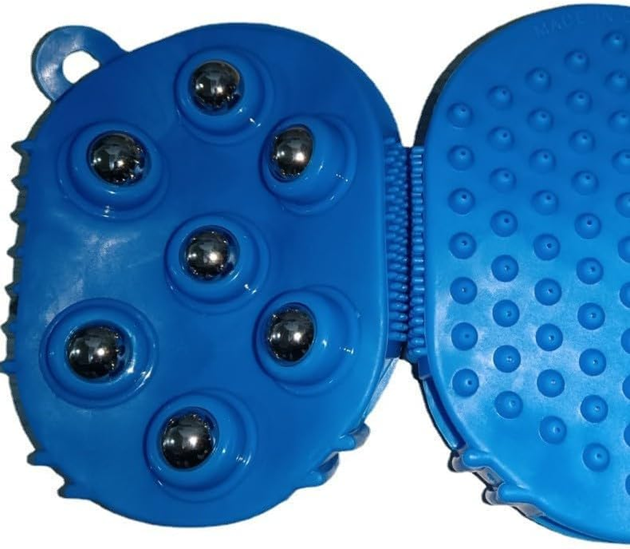 Limcryspp 1-Piece Rotating Massage Brush Lymphatic Massage Gloves, Handheld Body Massager, Back Full-Body Massage Tool image number 5