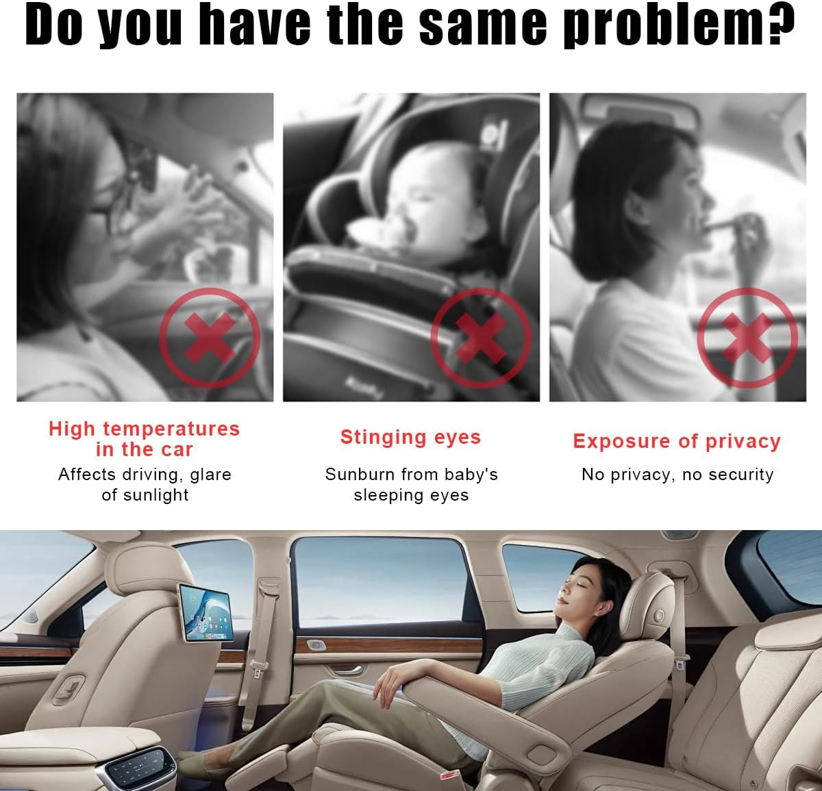 Car Side Window Shade, 19"&times;27" Auto Window Curtain with Sun Protection, Car Window Sun Shade Cover Block Damage from Direct Bright Sunlight and Heat, Car Accessories (Pink Hearts) - Blue Striped Rabbit image number 5