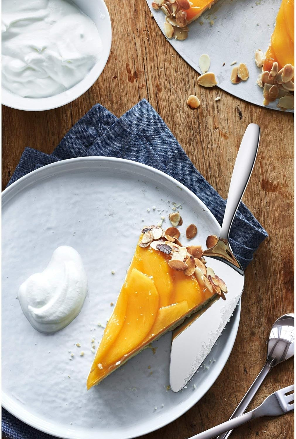 WMF Cake Server with Blade, 21 Cm, Cake Server for Cutting, Cake Knife, Cake Knife, Polished Cromargan Stainless Steel, Dishwasher Safe