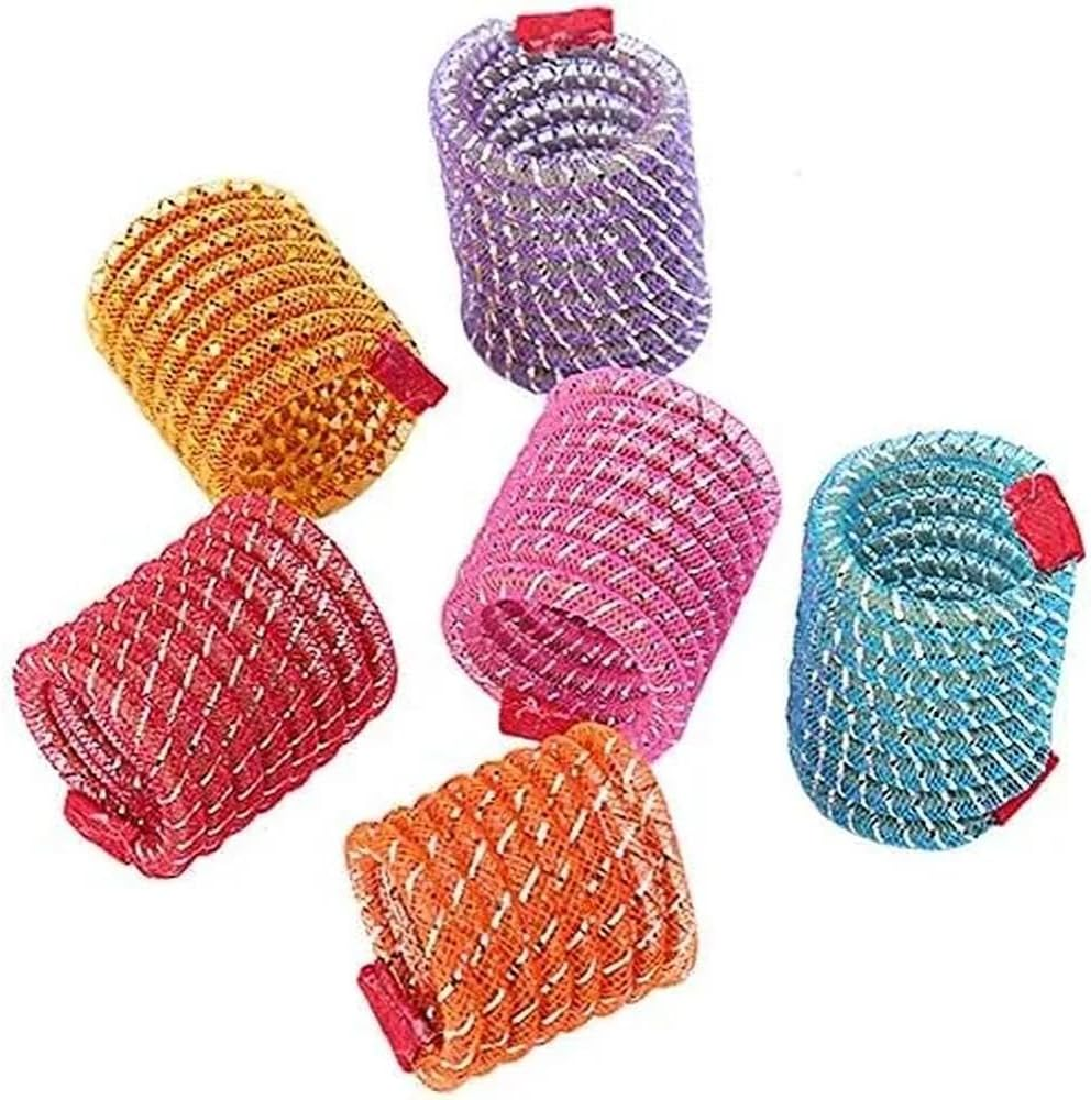 Colorful Cat Springs Spiral Toy for Indoor Cats, 6Pcs 1.26'' Fun Interactive Pet Play Toy to Keep Cats Active（Random Color）- Ruibex image number 3