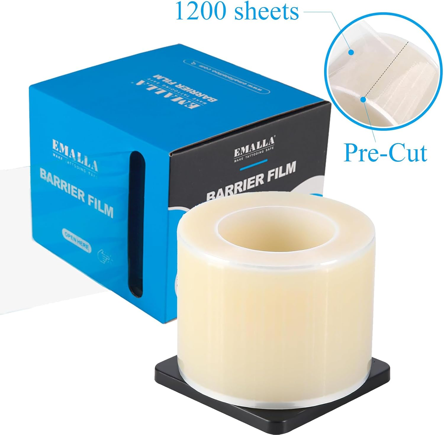 Emalla 0.04 Mm Tattoo Barrier Film 1200 Sheets image number 2