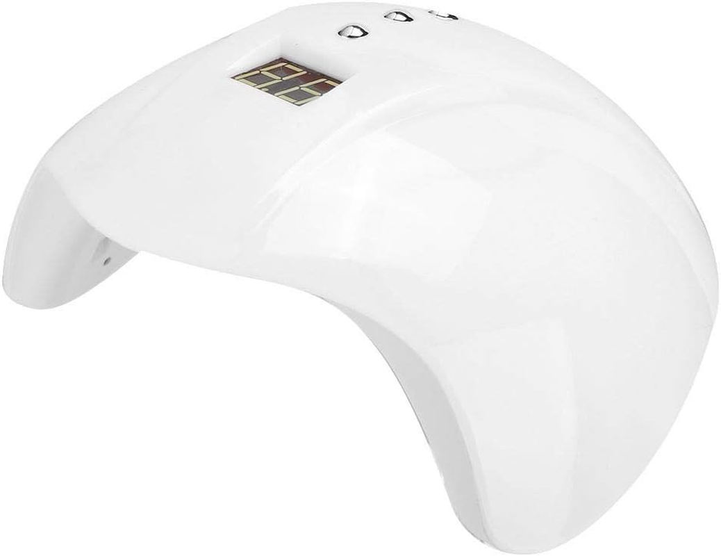 Nail Lamp,36W LED UV Nail Lamp Gel Nail Polish Dryer Quick Drying Nail Art Machine(White) image number 5