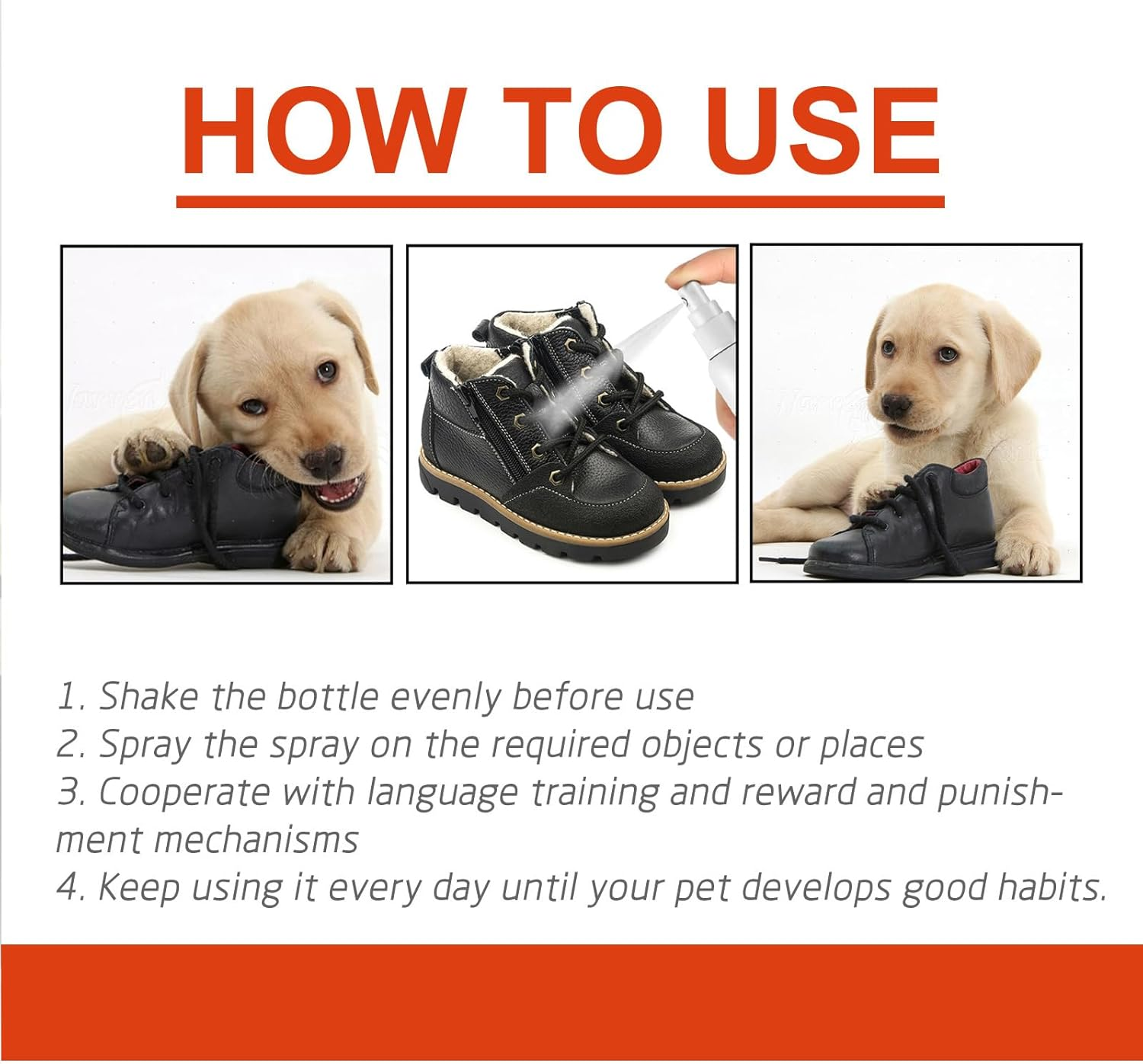 Anti Chew Spray for Dogs and Cats, anti Chew Spray for Cats, Effective Anti-Scratch Spray for Cats and Dogs, Chew Stop for Pets, Effective Chewing Stop for Furniture, Bitter Spray for Dogs and Cats, 1 image number 4