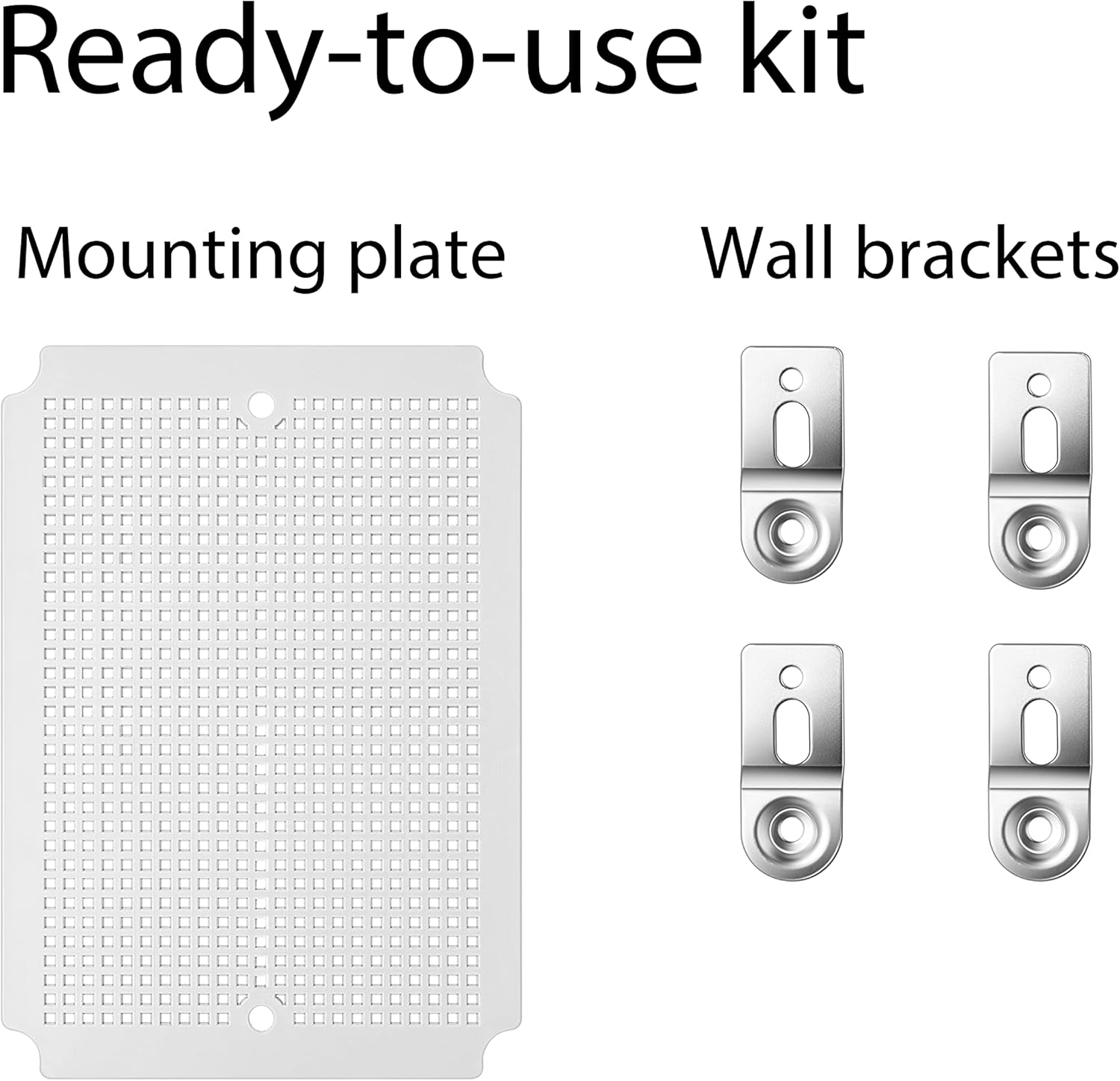 Gratury Junction Box, IP67 Waterproof Plastic Enclosure for Electrical Project, Hinged Transparent Cover, Includes Mounting Plate and Wall Bracket 220&times;170&times;110Mm (8.6"&times;6.7"&times;4.3" TC) image number 1
