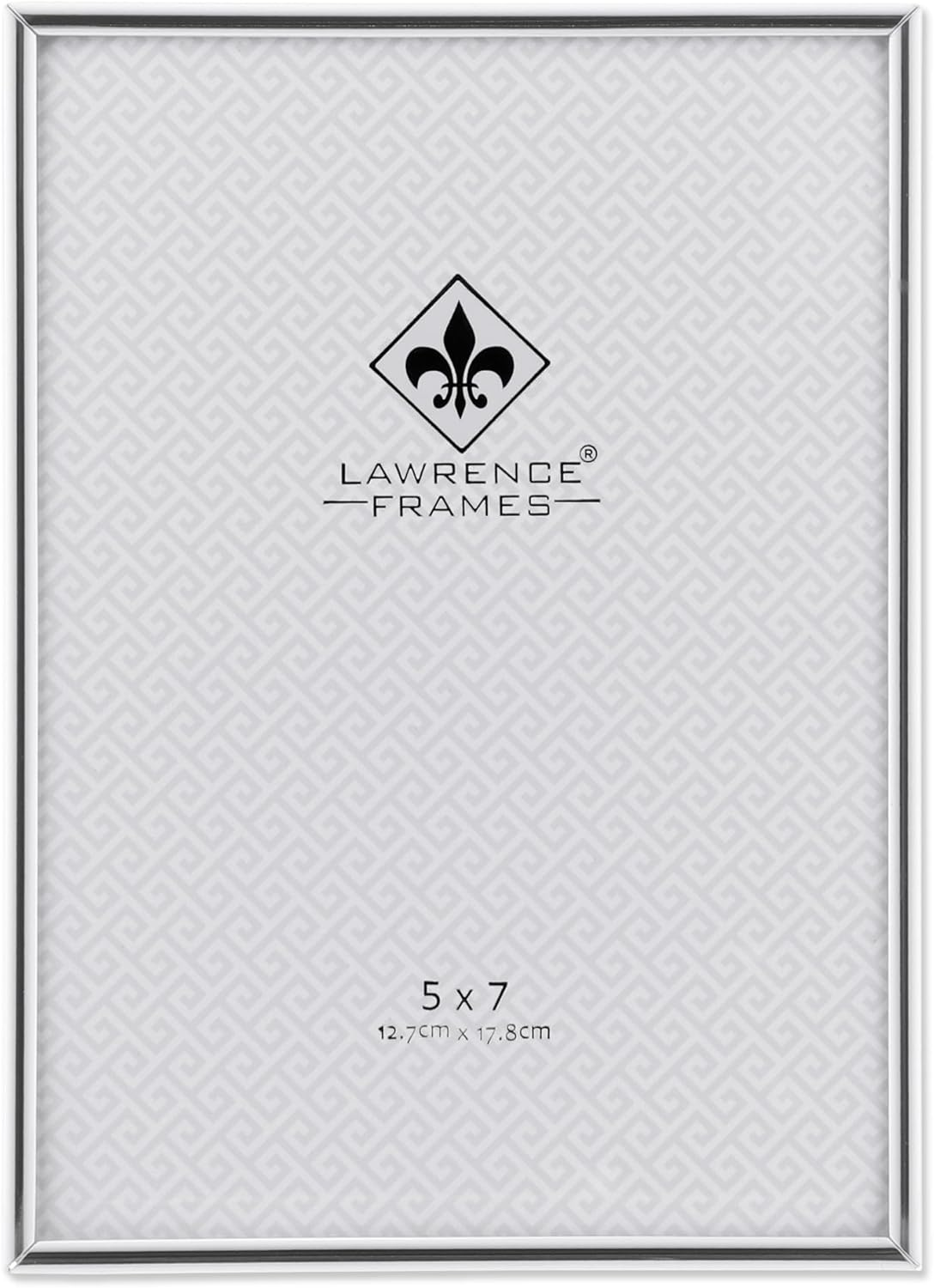 Lawrence Frames Simply Metal Picture Frame, 4 by 6-Inch, Silver image number 2