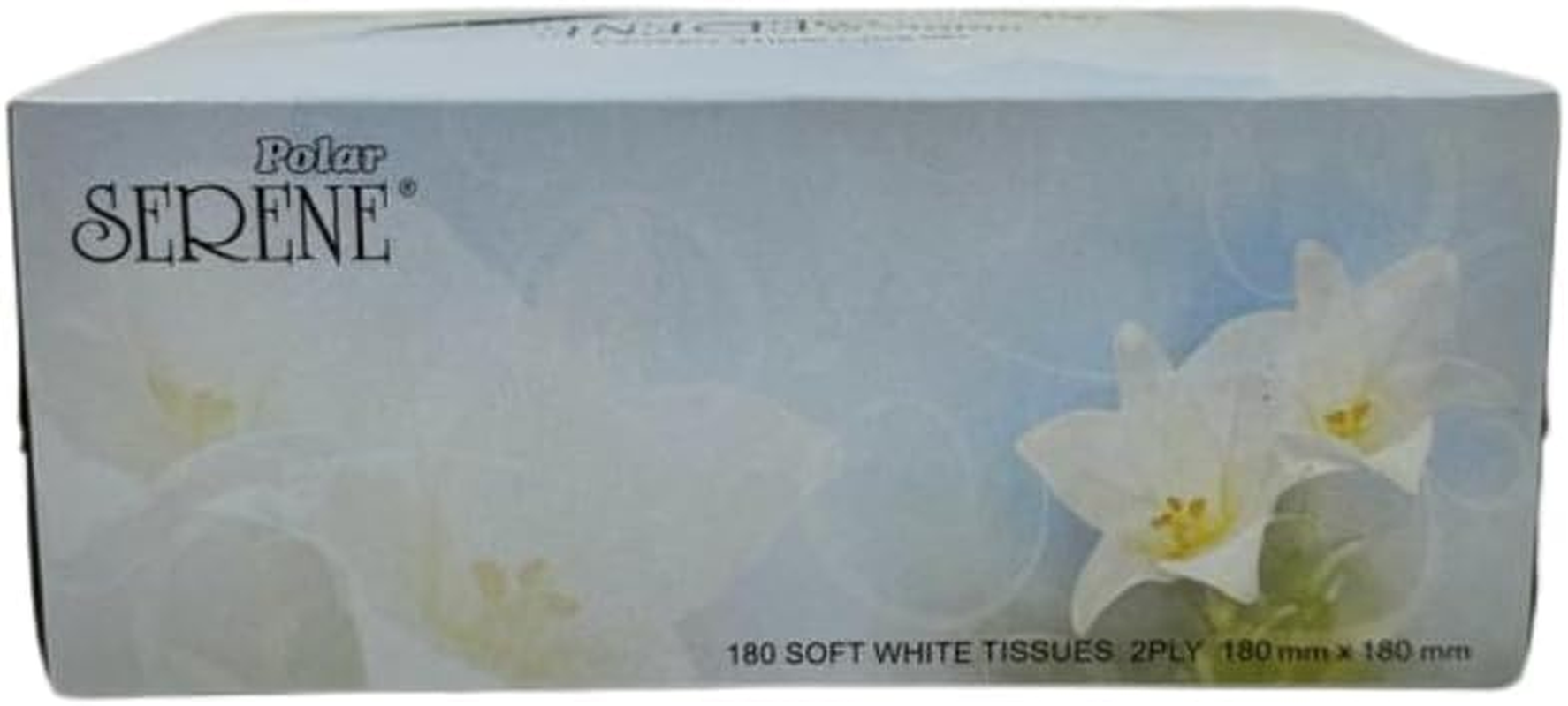 Polar Serene 2-Ply Deluxe Extra Soft Facial Tissues, 180 Sheets (Pack of 36) image number 2