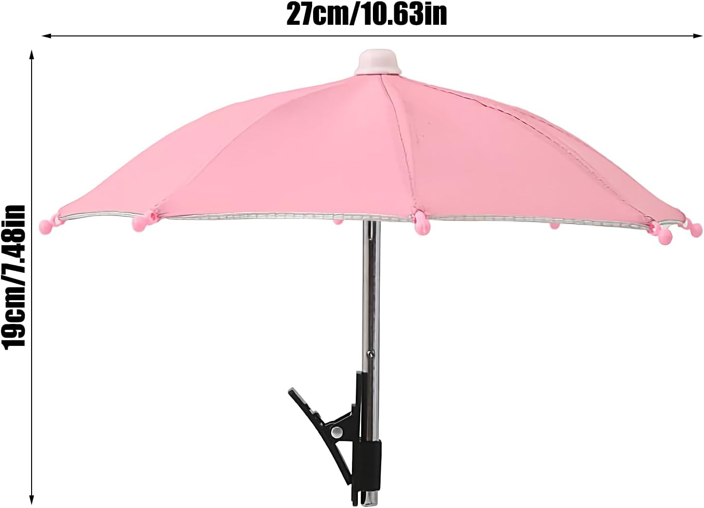 Umbrella for Phone Shade - UV Protection Phone Umbrella with Clip | Glare Blocking Cellphone Accessories, Lightweight Travel Supplies for Car Beach Pool Camping - Camouflage image number 4