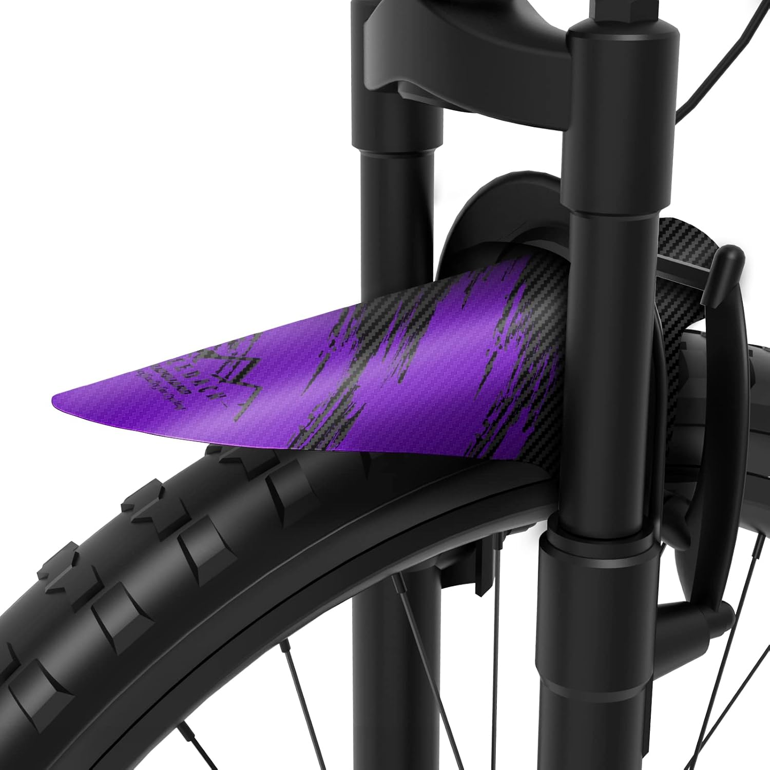 NICEDACK Bike Fender, Adjustable MTB Mud Guard, Front and Rear Compatible Mudguards, Easy to Install, Fits 26", 27.5", 29" Fat Tire Bikes and All Disc Brake Bicycles