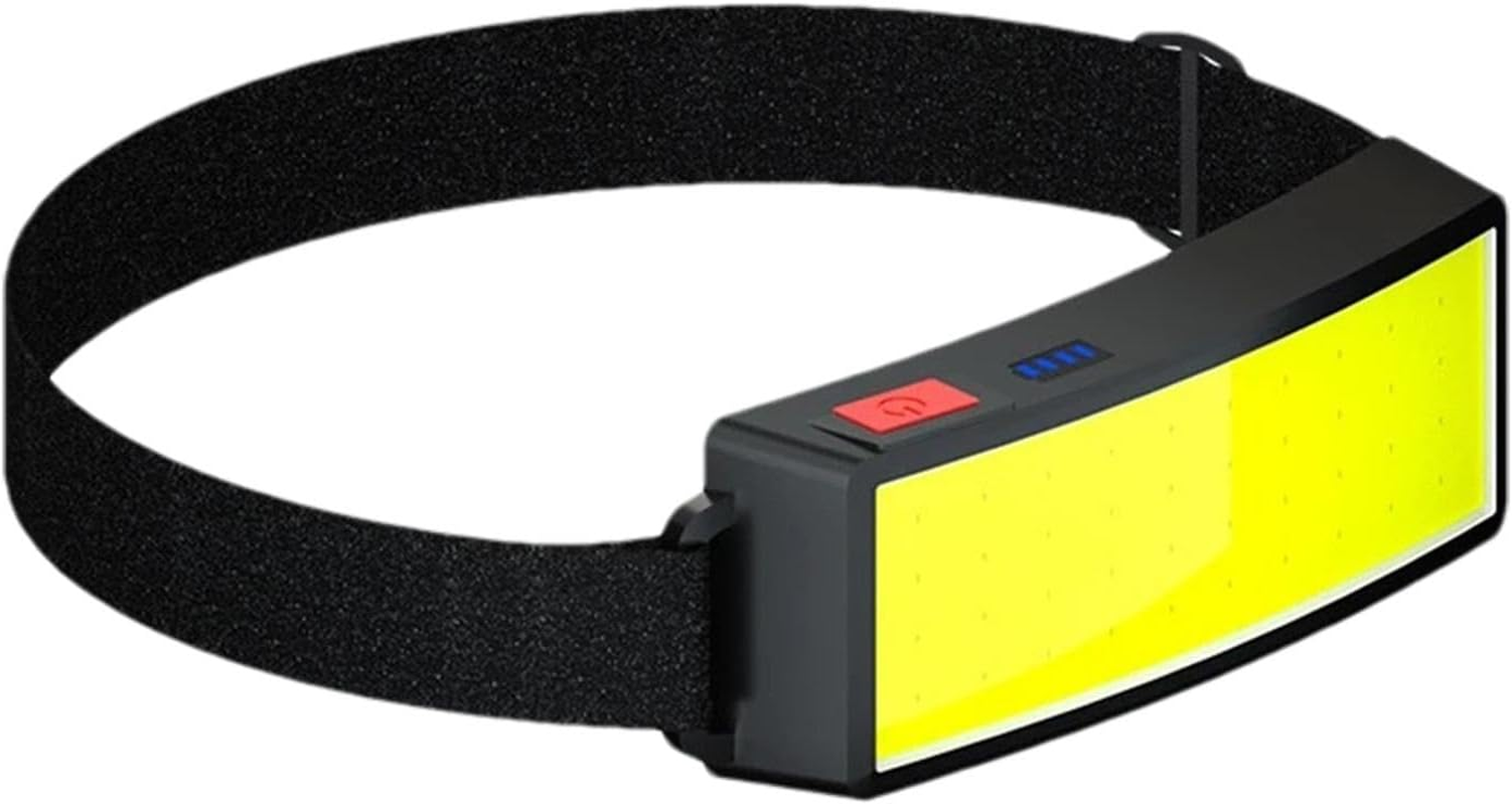 Head Lamps Outdoor Hiking- | Led Headlamp| 350 Lumen Wide Beam| Headlamp Head Torch Rechargeable| Waterproof Headlight with Red Warning Lights| Lightweight Head Lamp for Camping, Running,