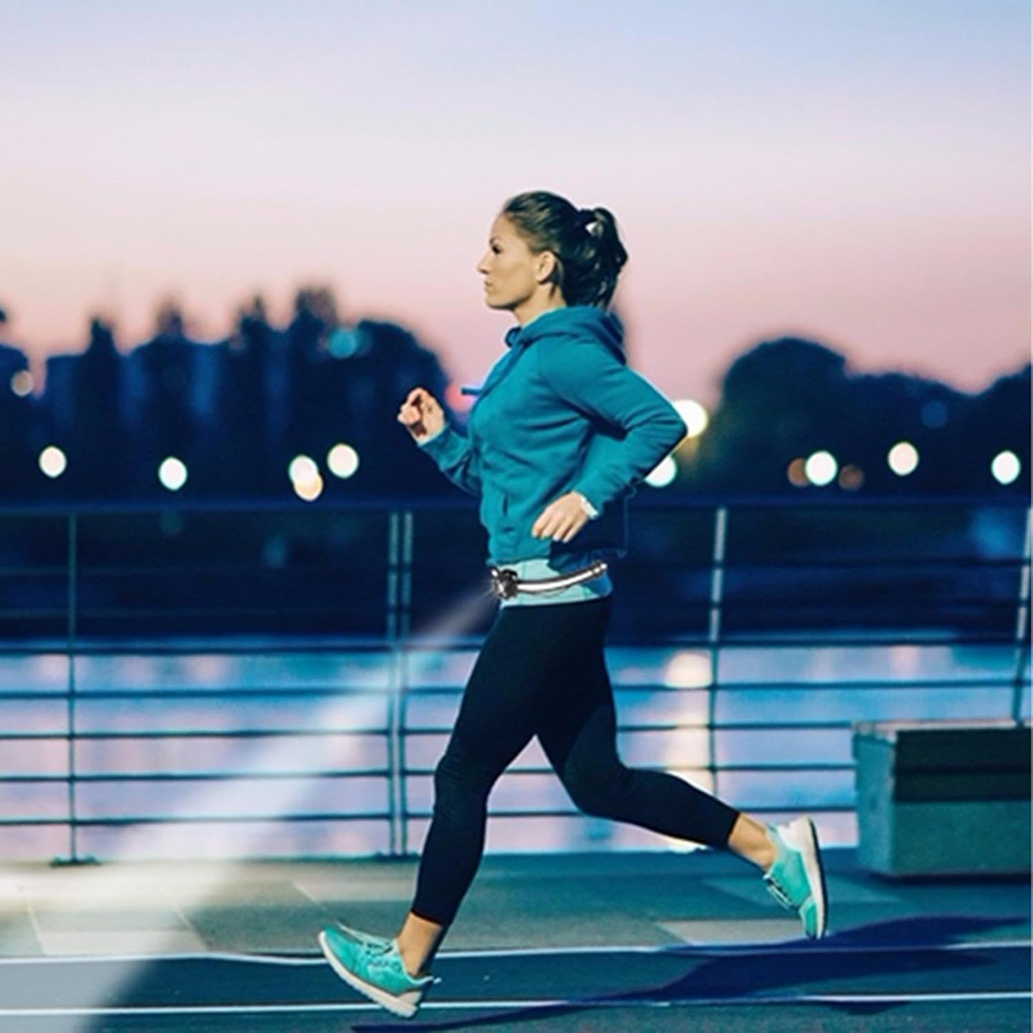 Running Belt Light, Waterproof Running Lamp, Rechargeable Waist Light, Night Running Light Belt, Reflective Running Gear, Belt Light for Runners, Outdoor Waist Light, LED Running Belt, image number 6