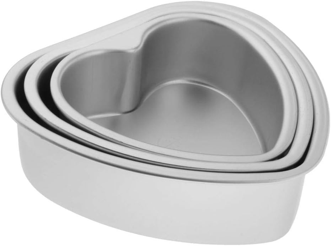 #N/A Non-Stick Anodised Heart-Shaped Cake Tin with Removable Bottom for Baking 6-8'' - 6Inch image number 6