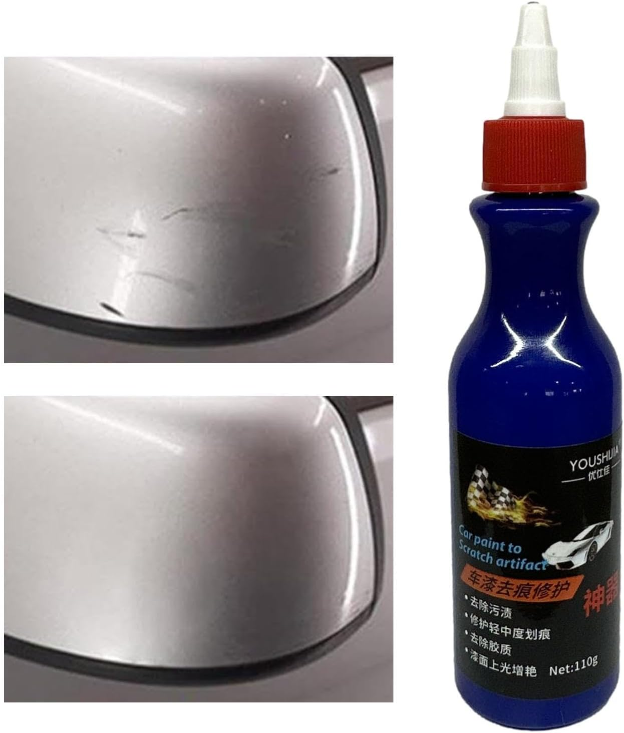 Touchup Paint - 100Ml Repair for Vehicles with Minor Scratches Metal | Scratch Repair | Automotive for Quick Repair | Effortless Polish Paint Restorer | Car Paint Scratch image number 1