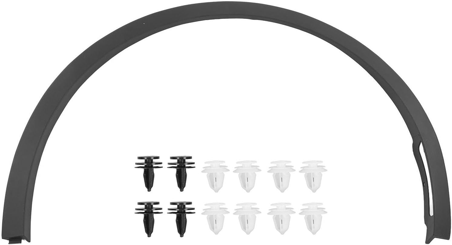 Flare for Tesla Model Y 2020 to 2023, Driver/Passenger Side, Wheel Flare Molding Trim Replacement, Wheel Cover Arch Trim, Tires Eyebrow Splash Guard Lip Strip image number 3