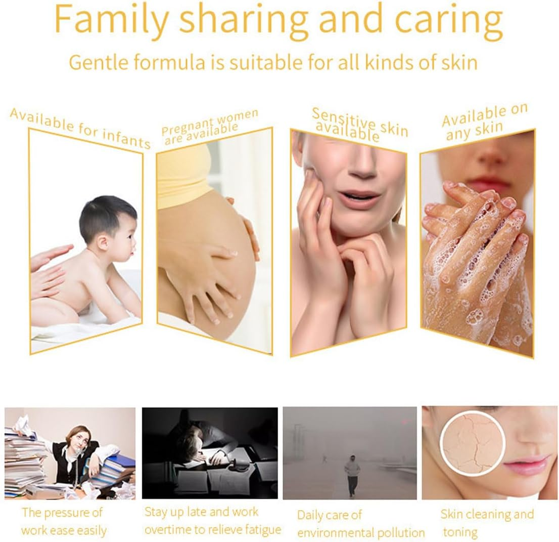 Wimode Honey Turmeric Kojic Soap,Glow Lemon Turmeric Kojic Soap Bar Face ＆ Body Cleaning Natural Handmade for All Skin Type 2Pcs image number 2