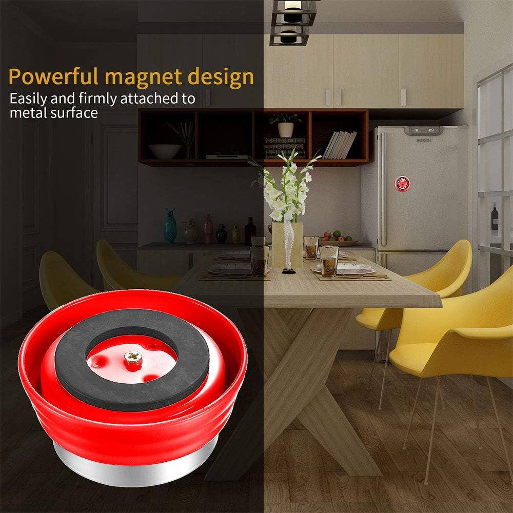 Kitchen Timer, Kitchen Countdown Cooking Timer Reminder, Magnetic Mechanical Time Management Timer - Green,Mint image number 3