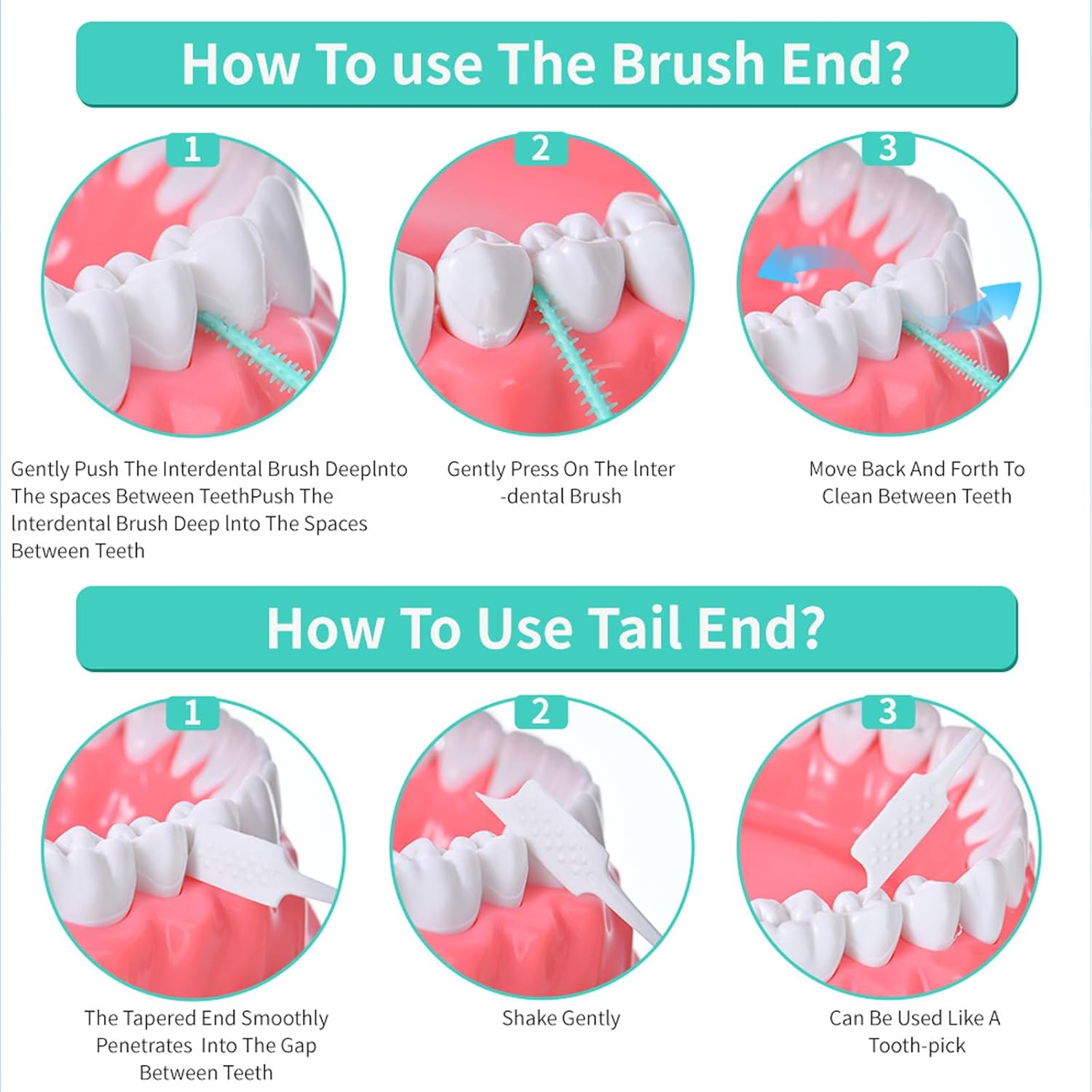 200Pcs Soft Toothpick,Disposable Dental Picks FLOSS for Teeth Cleaning, Toothbrush Clean Tool, Interdental Flosser Picks Teeth Cleaning Tool with Portable Case for Adult and Children,Green Colors image number 5