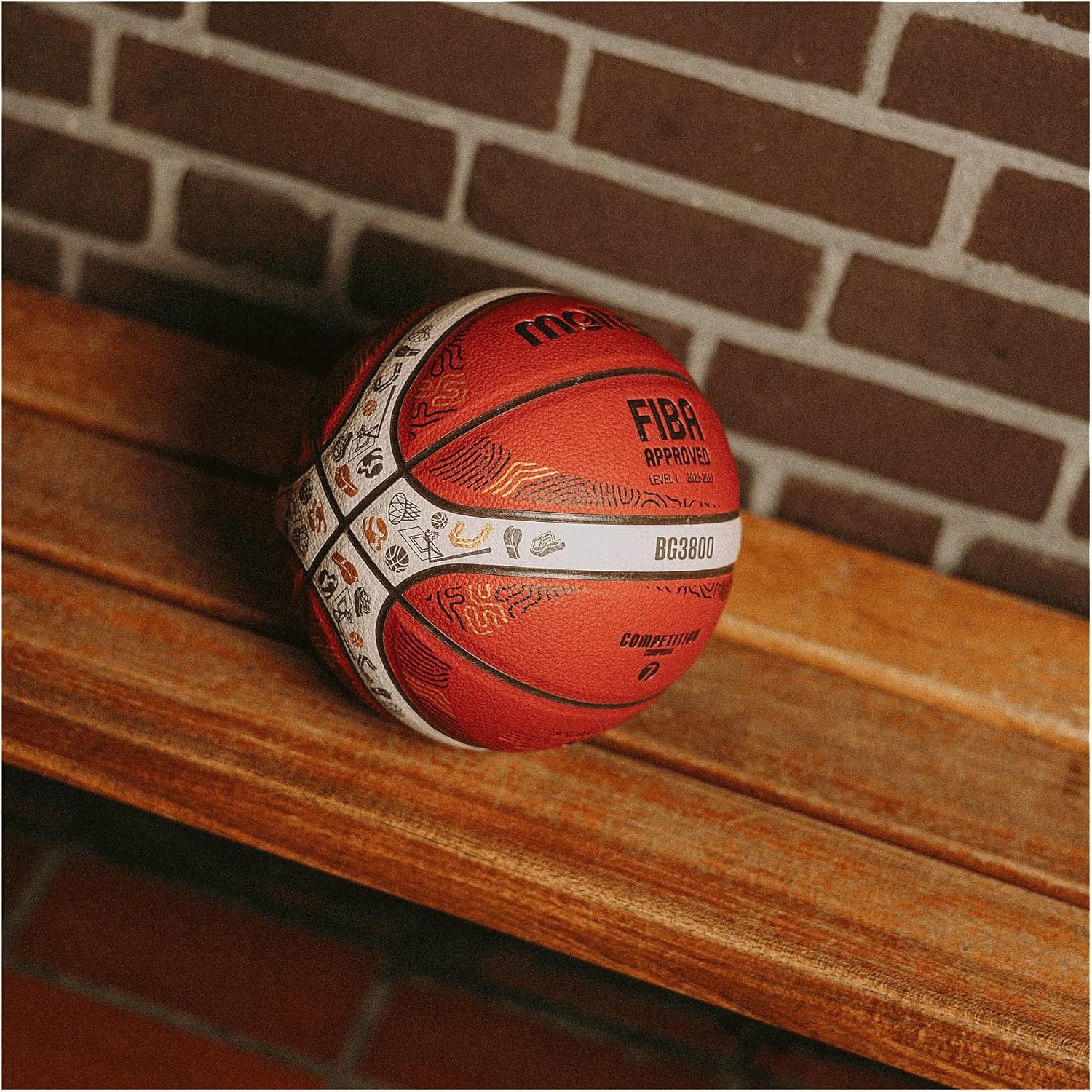 Molten B7G3800-E5Z Basketball Eurobasket 2025 Model Synthetic Leather No. 7 Ball image number 1