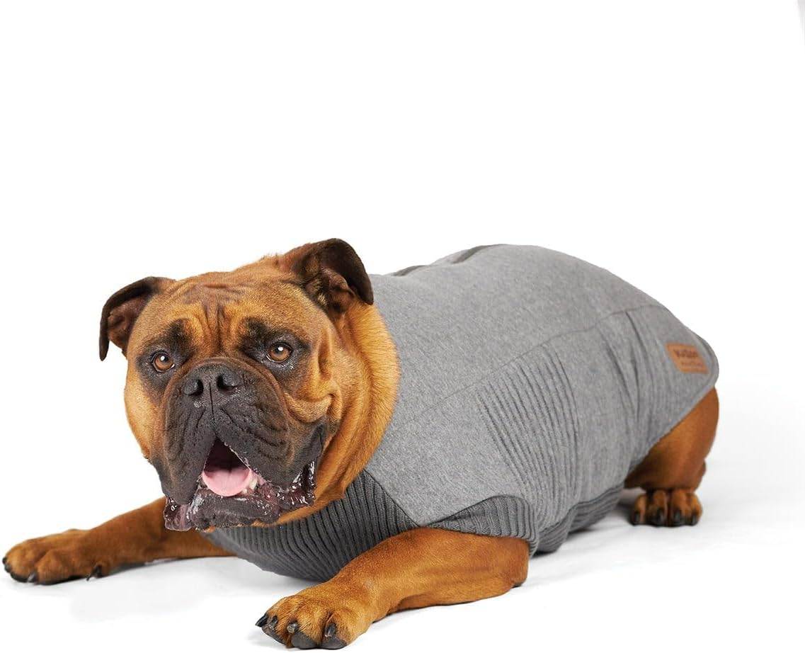 Kazoo Armadillo Dog Jacket, Charcoal, Large image number 3