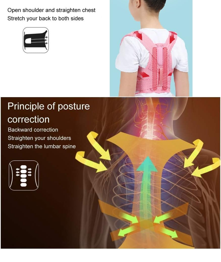 Adjustable Children Posture Corrector Ergonomics Back Support Belt Kids Orthopedic Corset for Kids Spine Back Lumbar Shoulder Braces image number 1