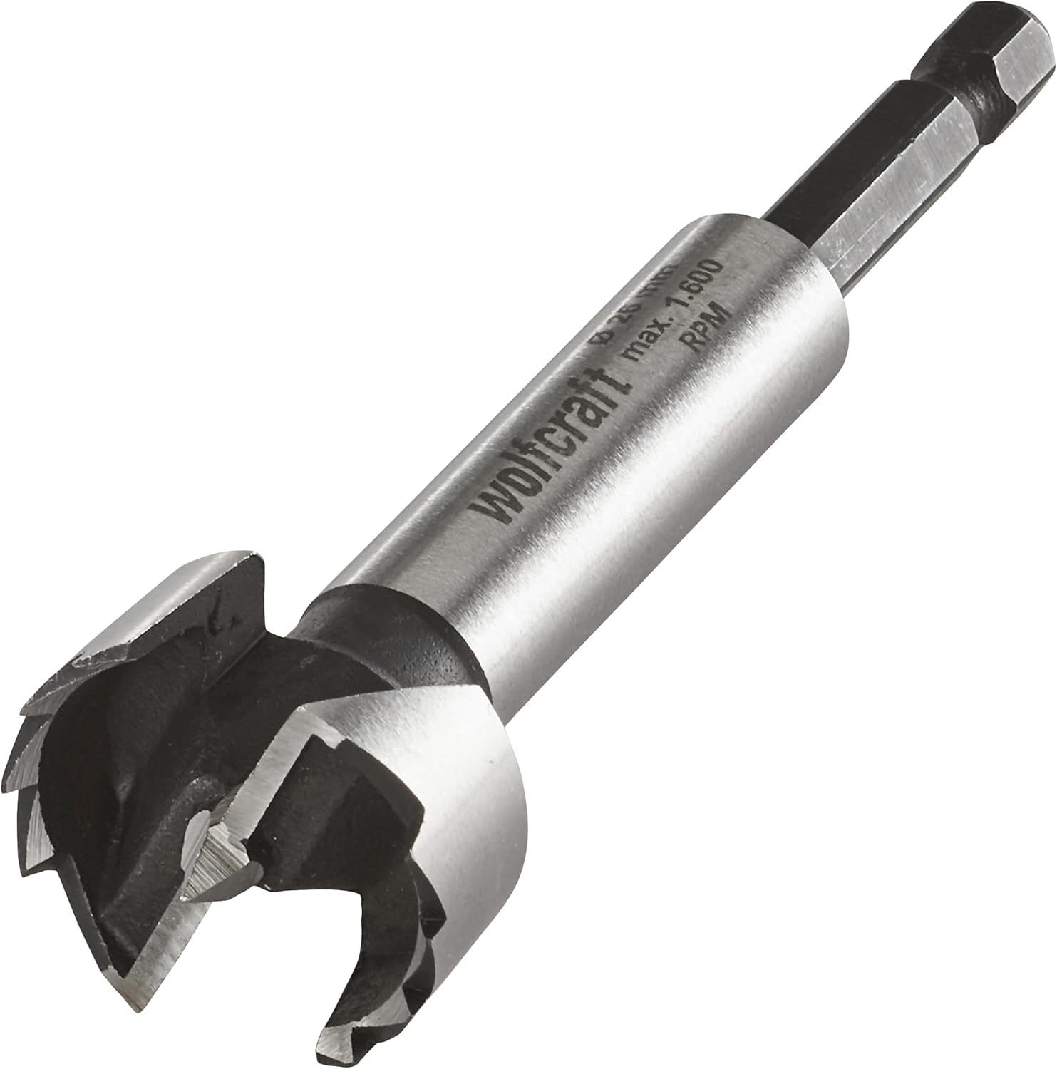 Wolfcraft 3310000 Forstner Drill Bit, Hexagonal Shank, Diameter 35 Mm, for Drilling in Wood with and without Depth Limiter image number 2