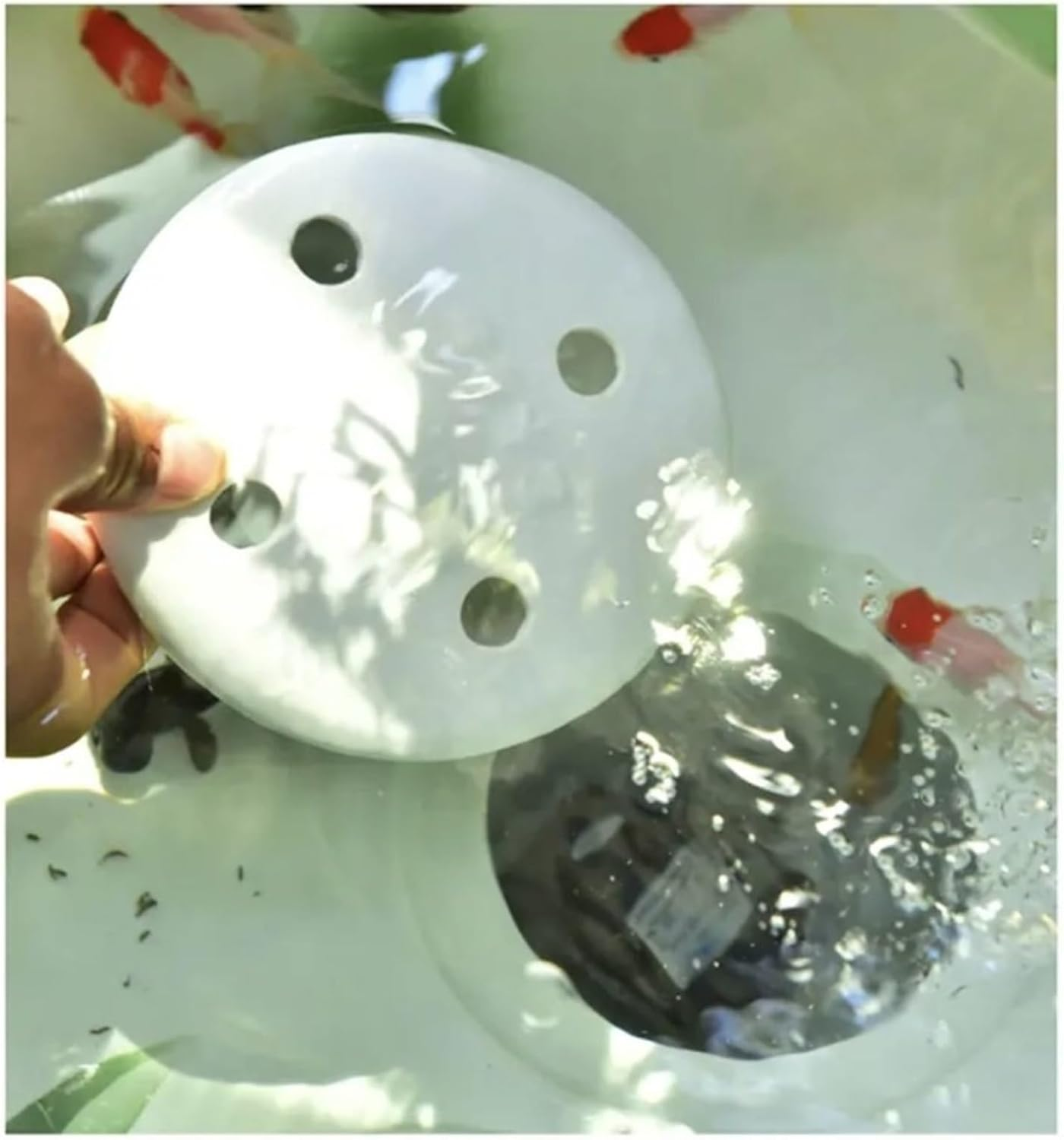 Outdoor Fountain Ceramic Circulating Water Fountain Fish Tank, Living Room Courtyard New Chinese Floor Decoration image number 5