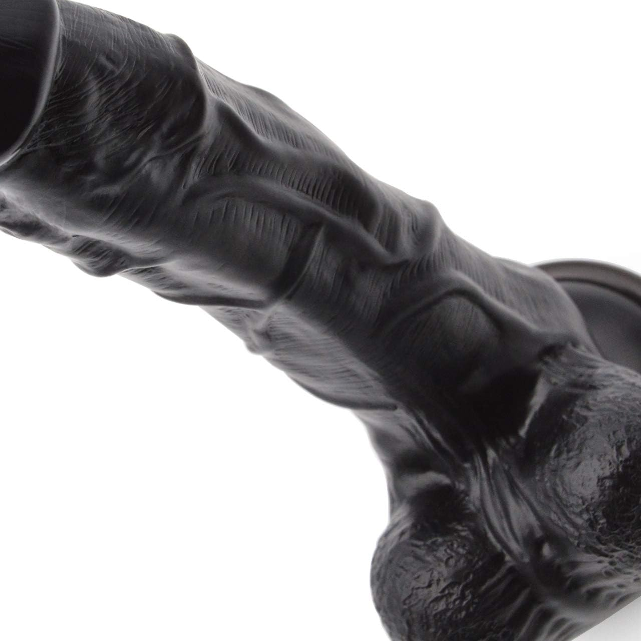 FAAK Realistic Thick Dildo, 7.3 Inch Insertable Curvy Dildo with Textured Veins for Added Stimulation, Big Dildo with Suction Cup, Adult Erotic Toys image number 2