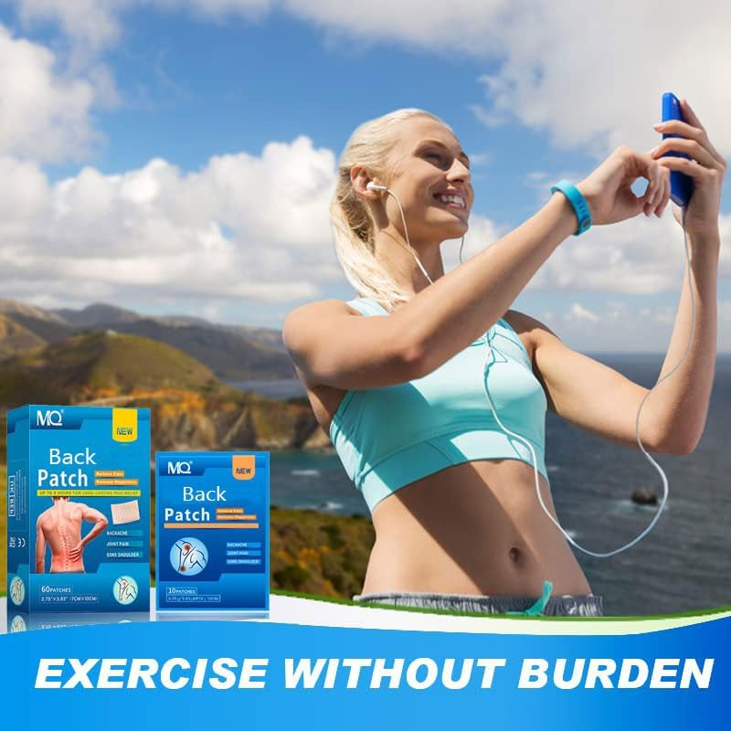 Pain Relief Patch, 60 Pain Relief, Heat Plasters for Neck and Shoulder, Pain Relief for Shoulders, Self-Adhesive Pain Plasters, Heat Cushion for Shoulders, 60 Pain Relief Plaster image number 1