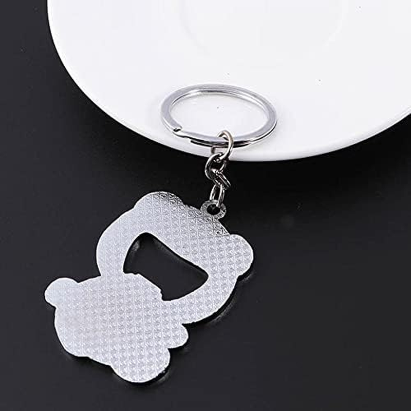 ARFUKA Cute Panda Bottle Opener Keychain - Portable Beer & Soda Opener Keyring, Durable Beverage Opener Tool for Men Women (Gift Idea) image number 6