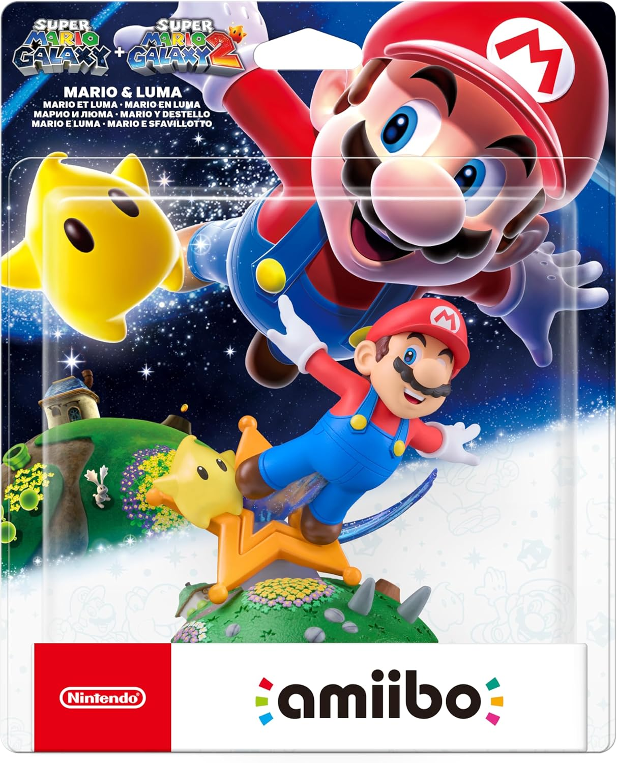 Nintendo Amiibo Super Mario Galaxy + Super Mario Galaxy 2: Mario & Luma