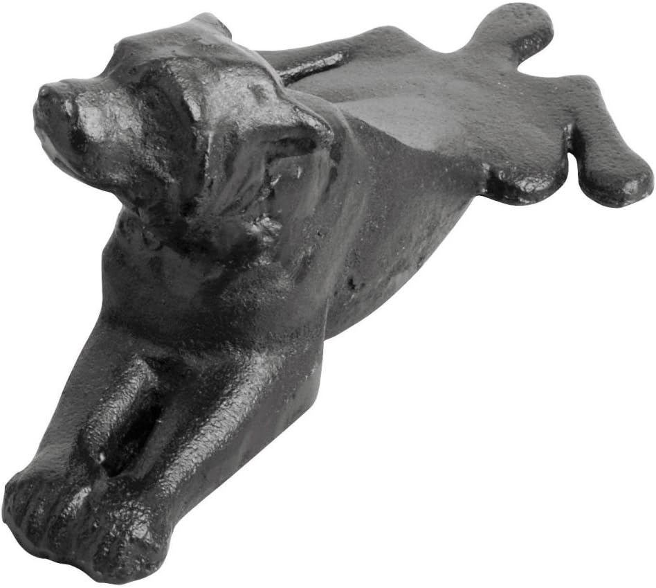 Esschert Design Cast Iron Dog Door Stop - 18Cm X 8.4Cm X 6.7Cm