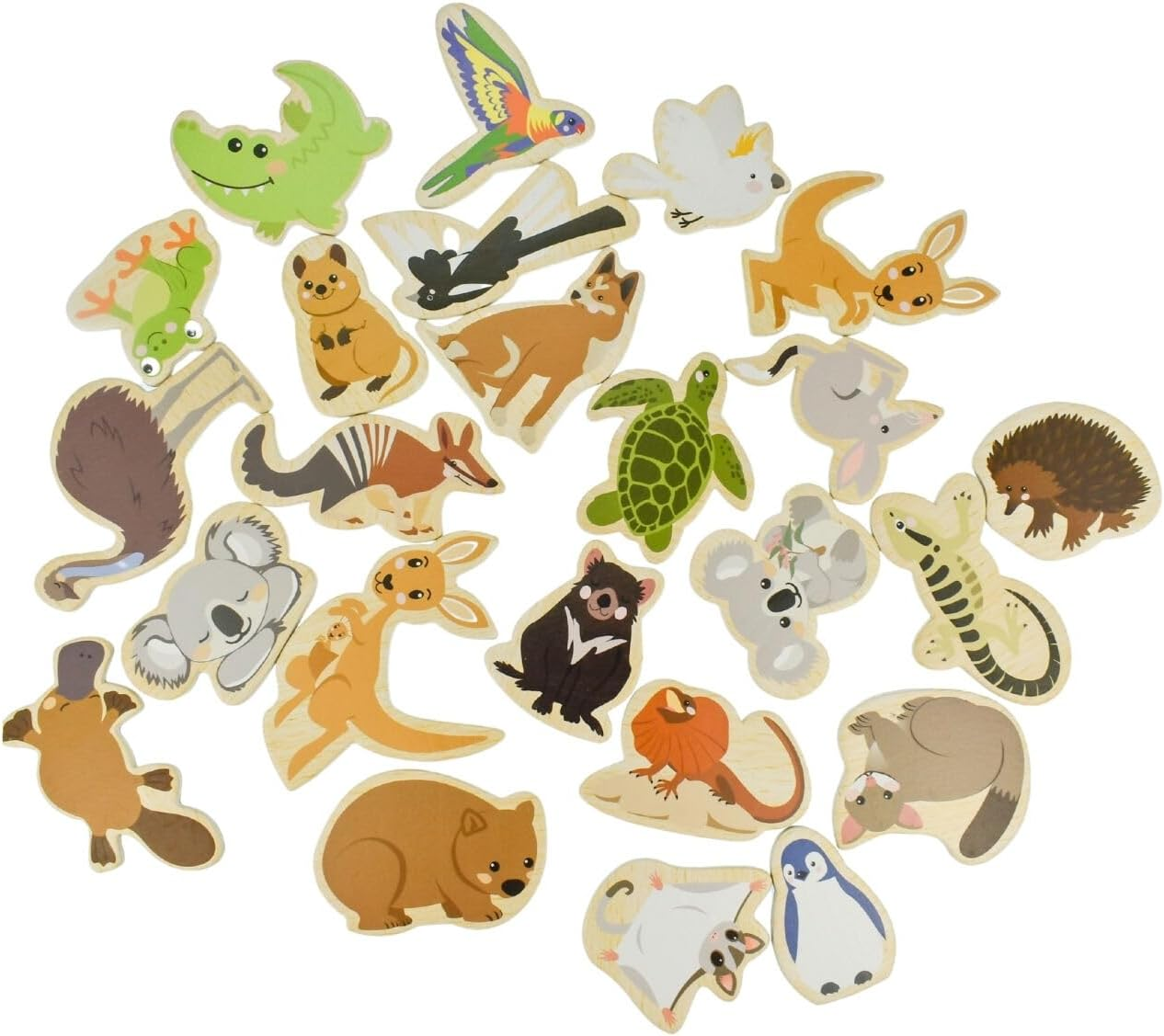 Koala Dream &ndash; Magnetic Australian Animal Fridge Magnets &ndash; 24 Piece Educational Set for Kids &ndash; Aussie Wildlife Magnets for Learning & Play image number 3